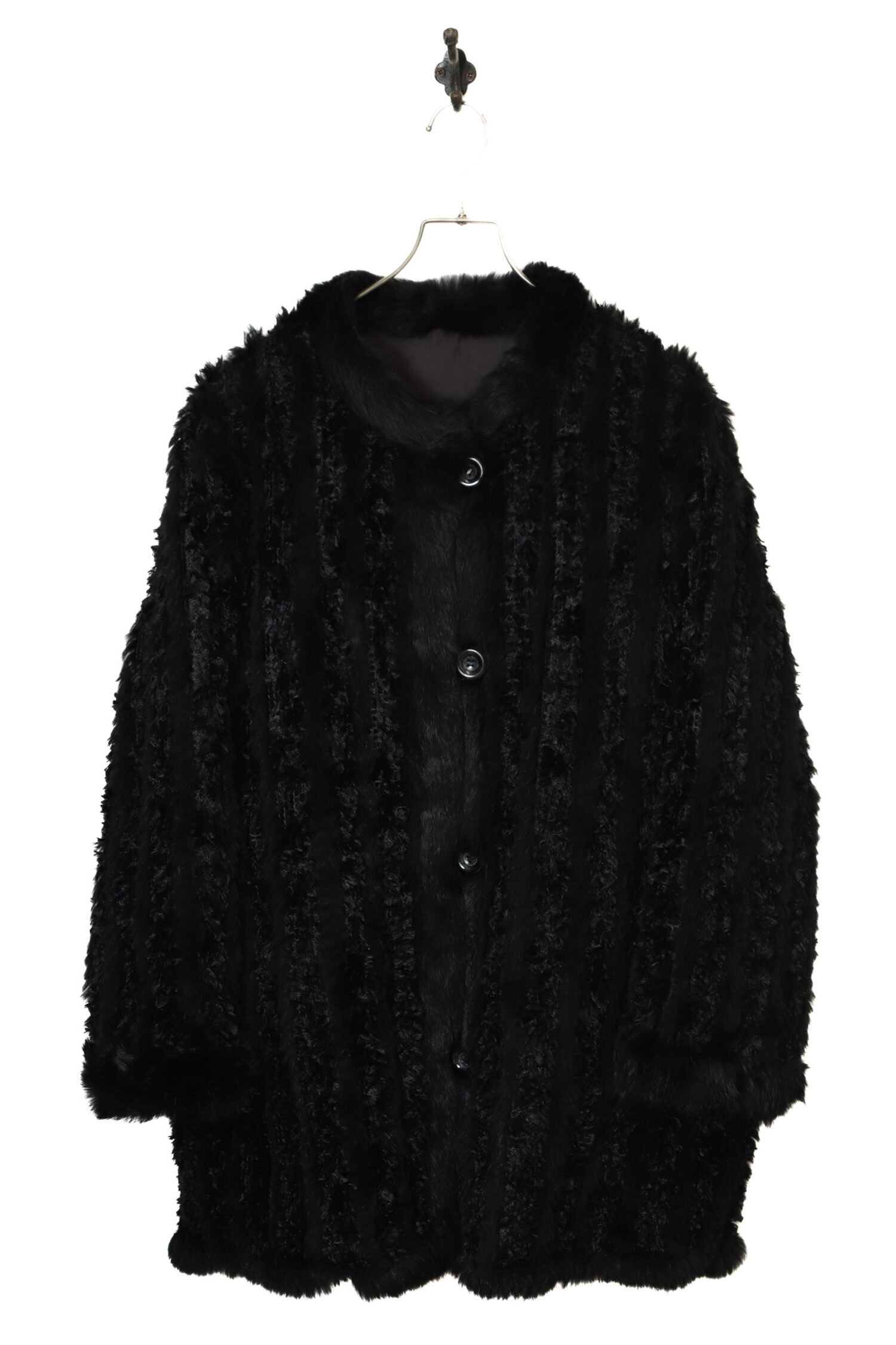 VINTAGE FAKE FUR JACKET/L