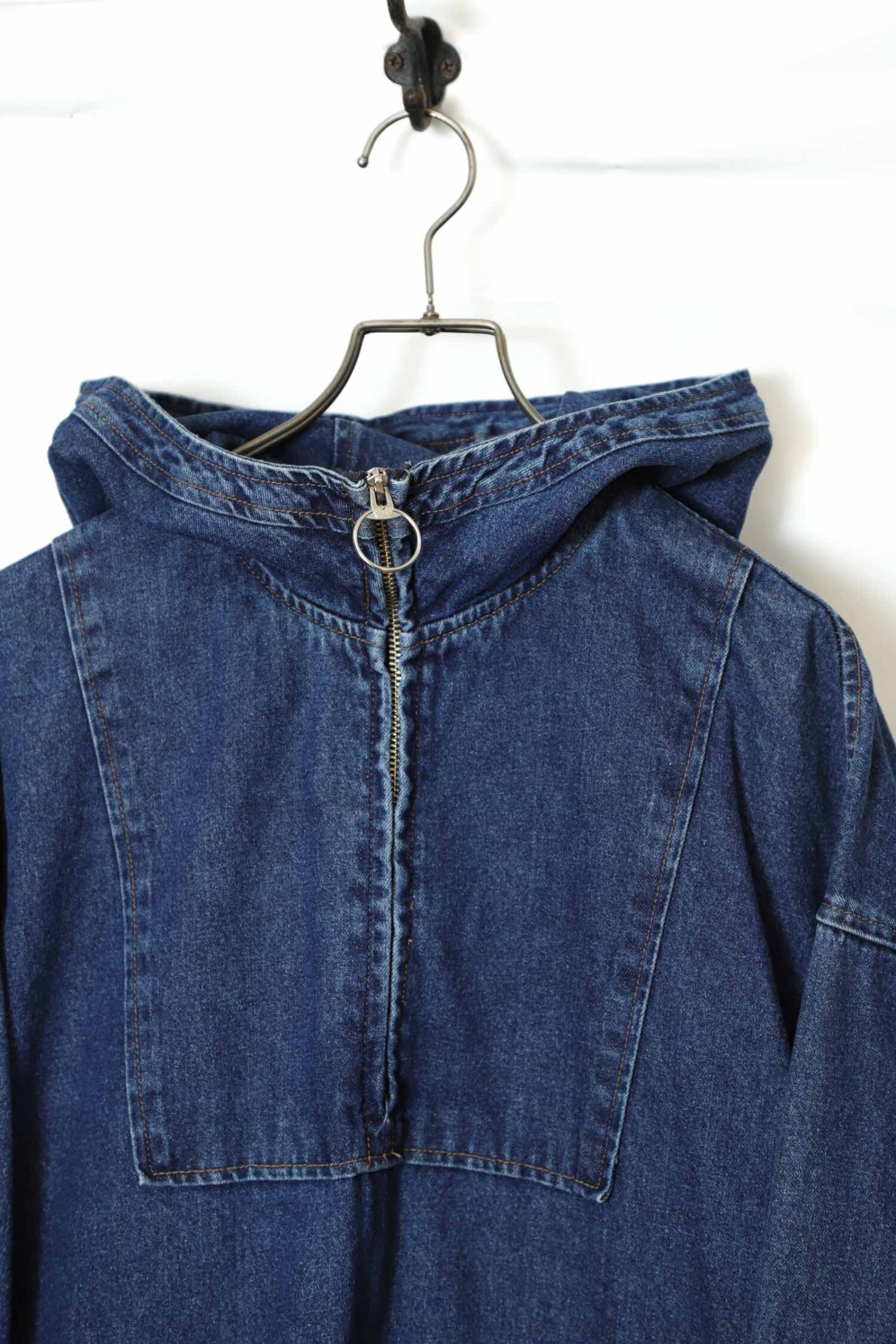 Alternative view of VINTAGE HALF ZIP DENIM JACKET/XL