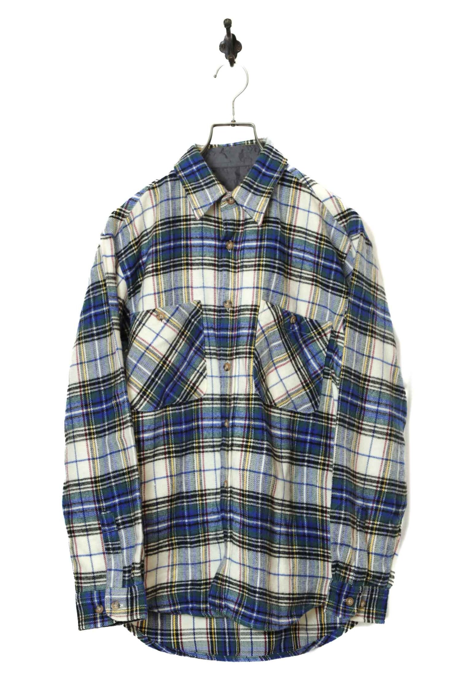 VINTAGE CHECK PATTERN SHIRT/M