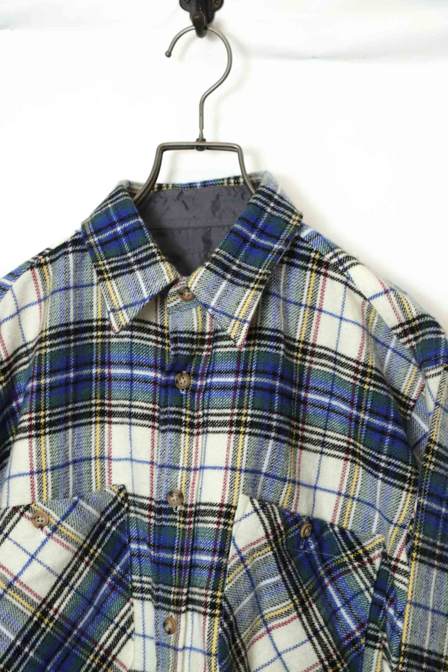 Alternative view of VINTAGE CHECK PATTERN SHIRT/M