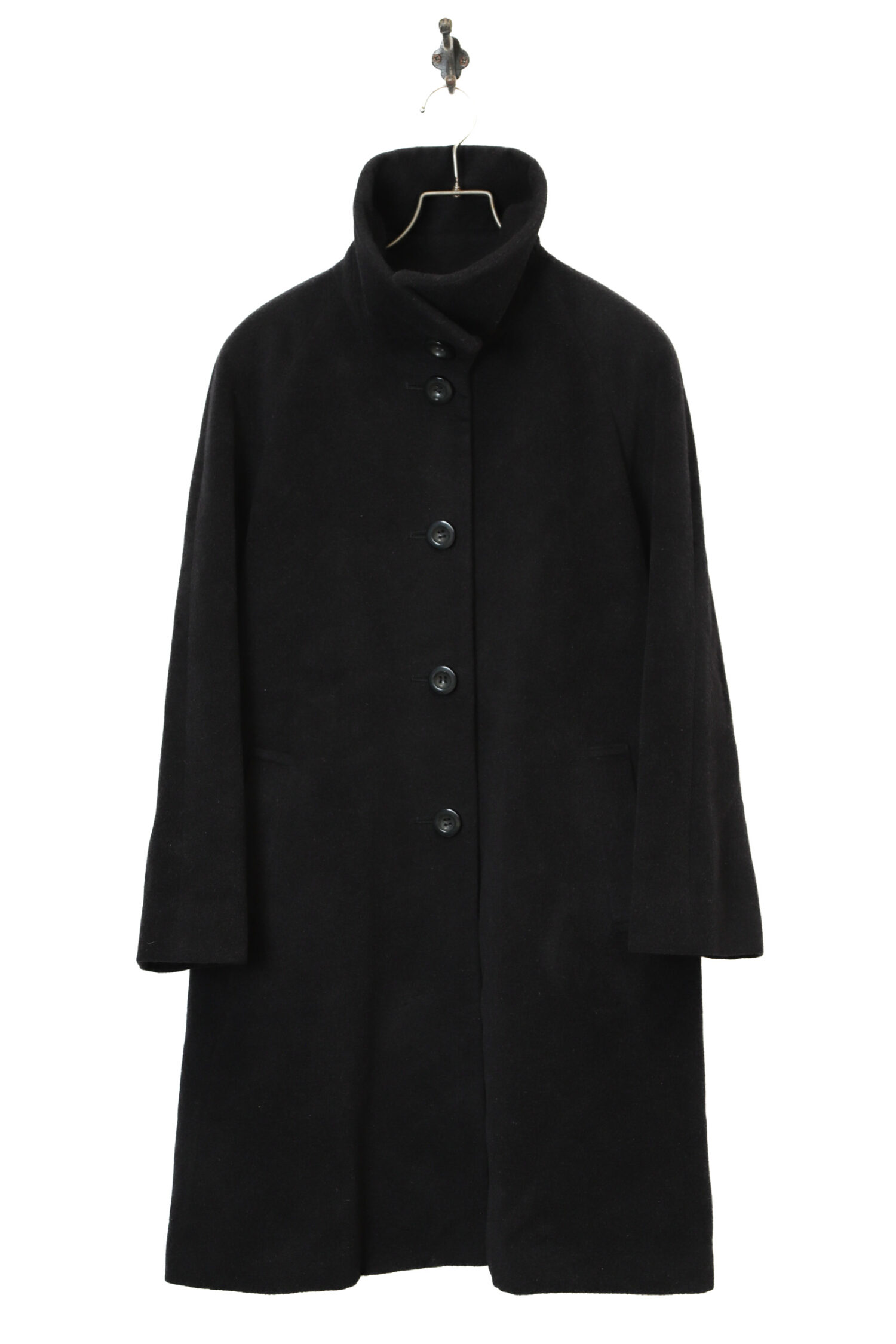 VINTAGE ANGORA WOOL COAT/L