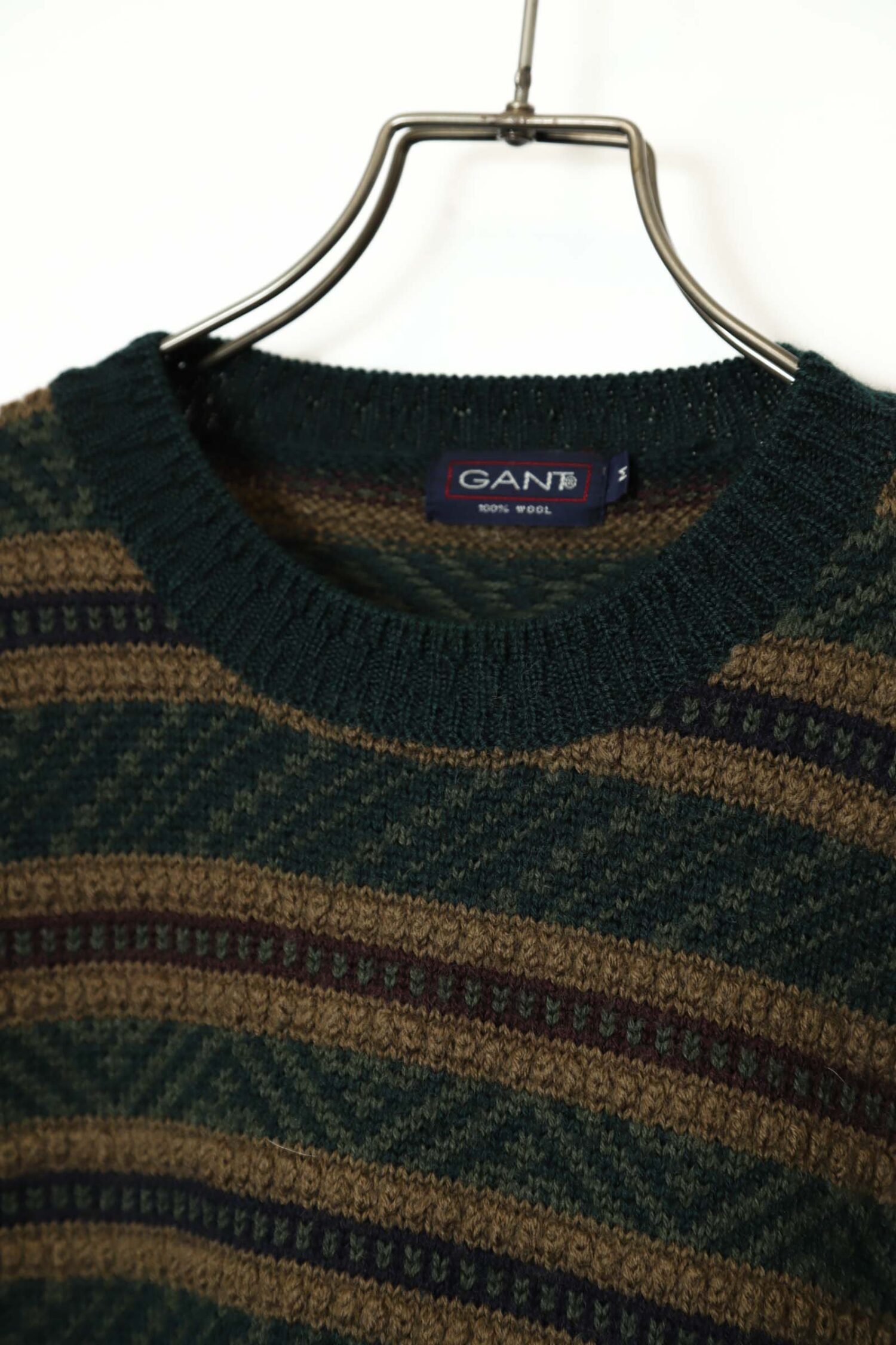 Alternative view of VINTAGE PATTERN KNITED SWEATER/L
