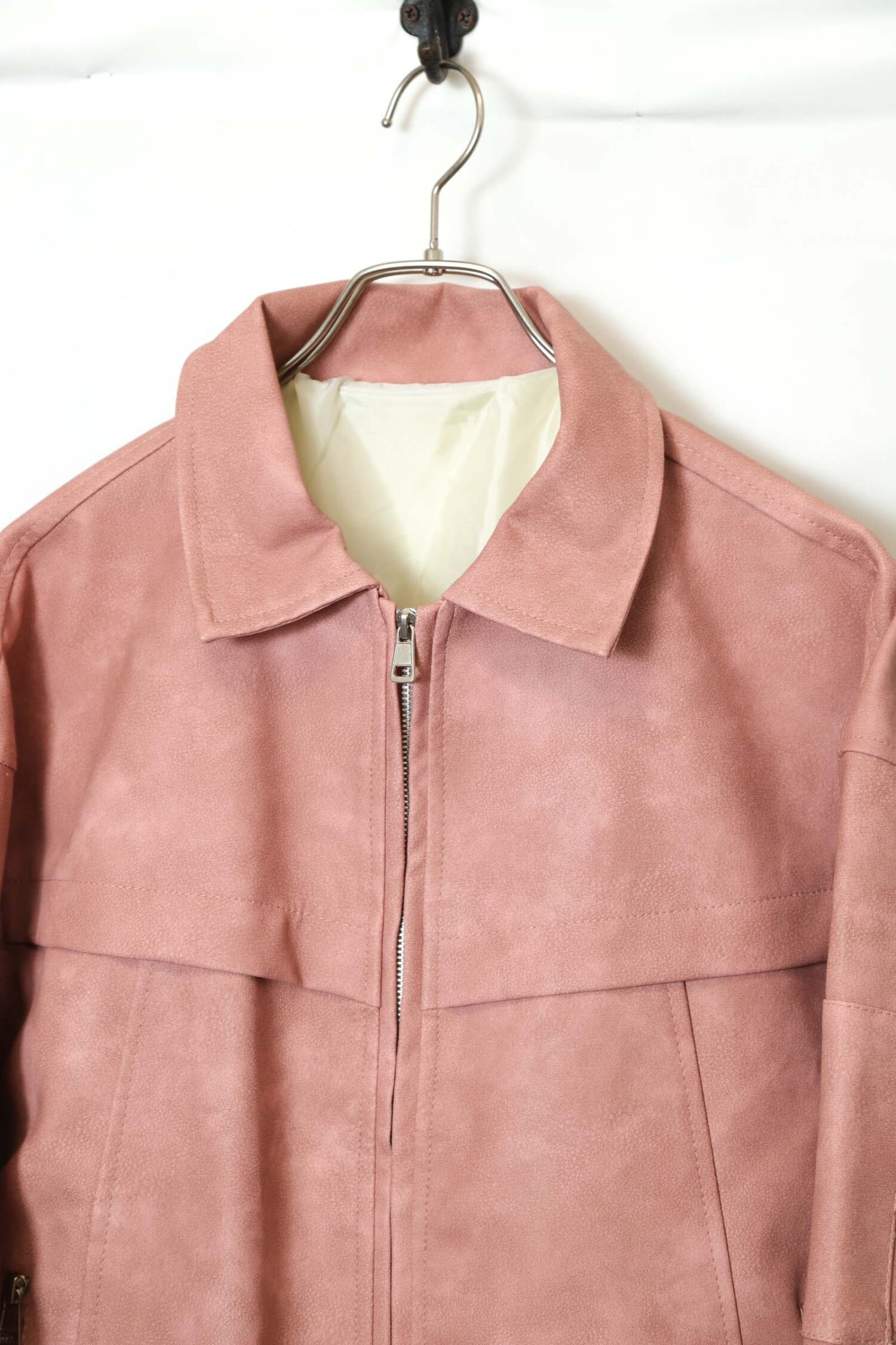 Alternative view of VINTAGE FAKE LEATHER JACKET/L