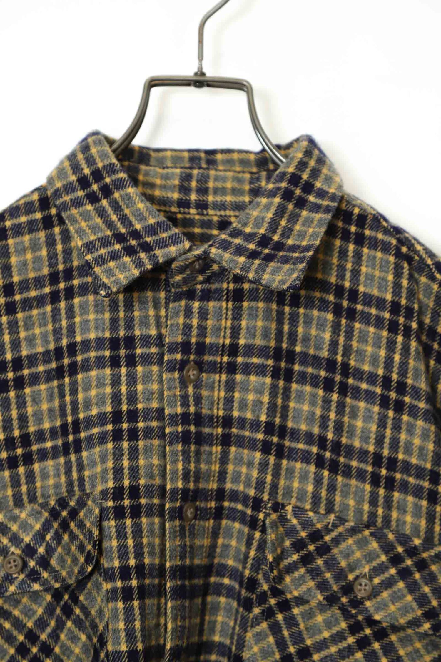 Alternative view of VINTAGE CHECK PATTERN SHIRT/L