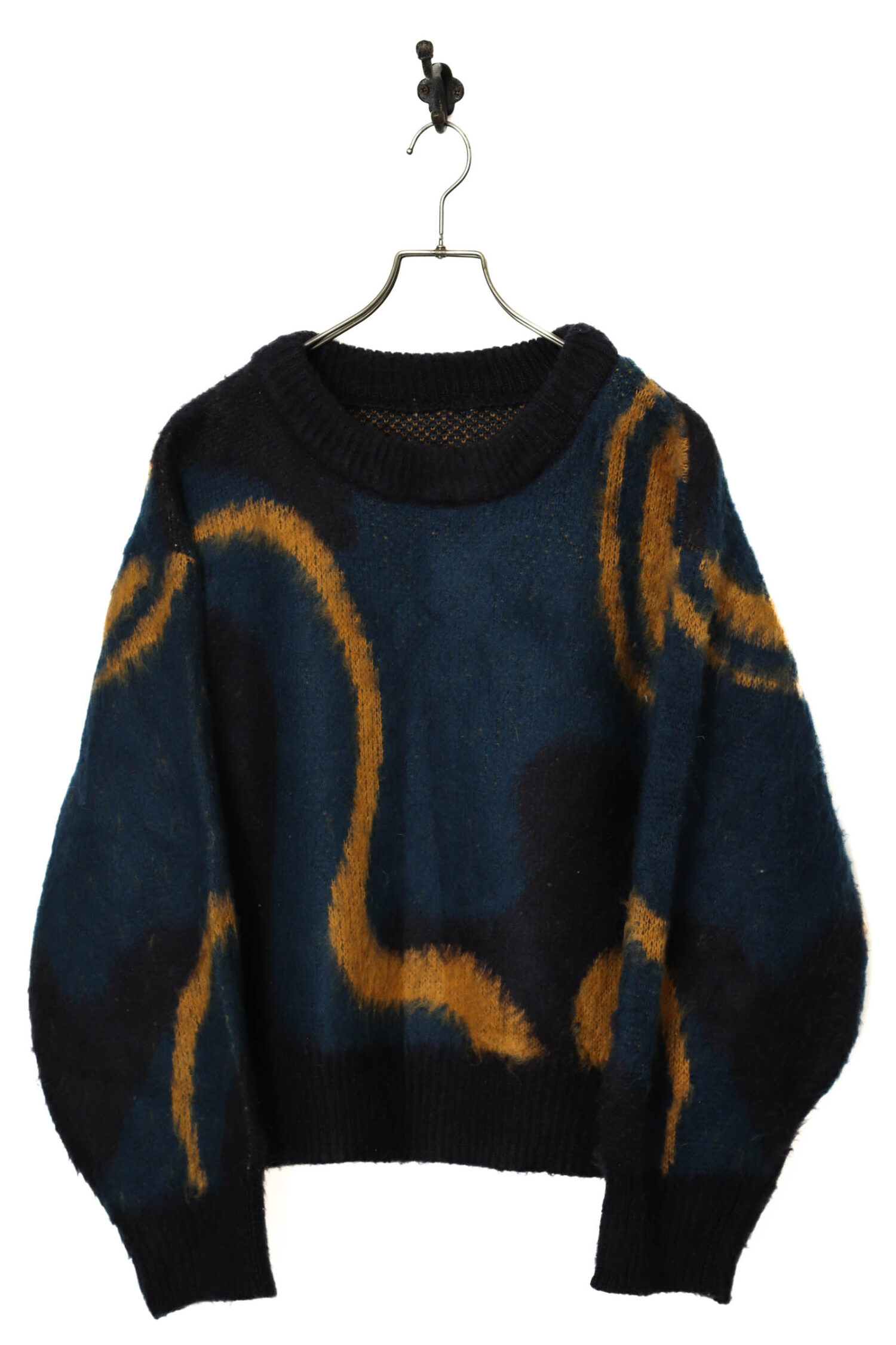 VINTAGE PATTERN KNITED SWEATER/XL