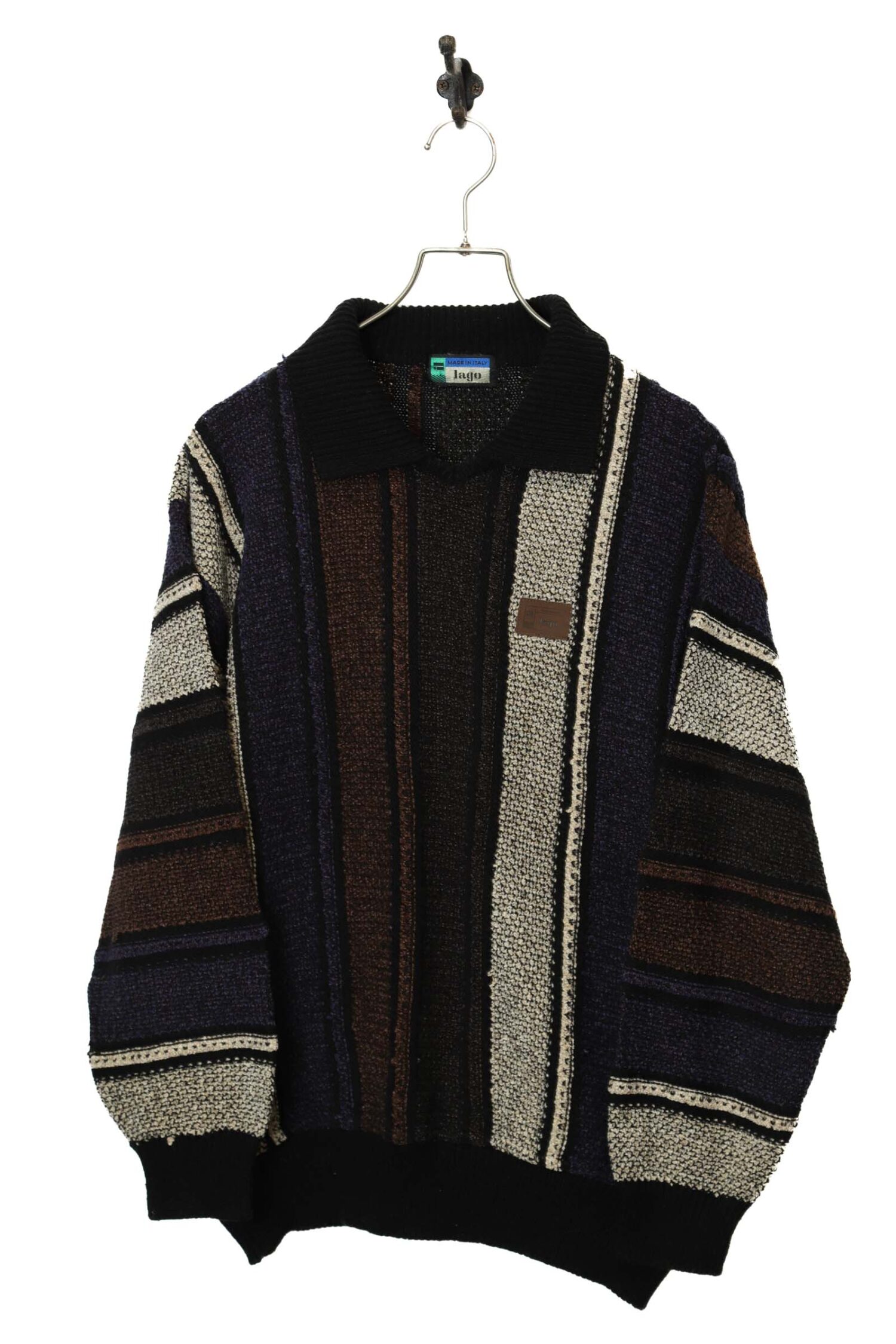 VINTAGE KNITED PULL-OVER SWEATER/MADE IN ITALY/M