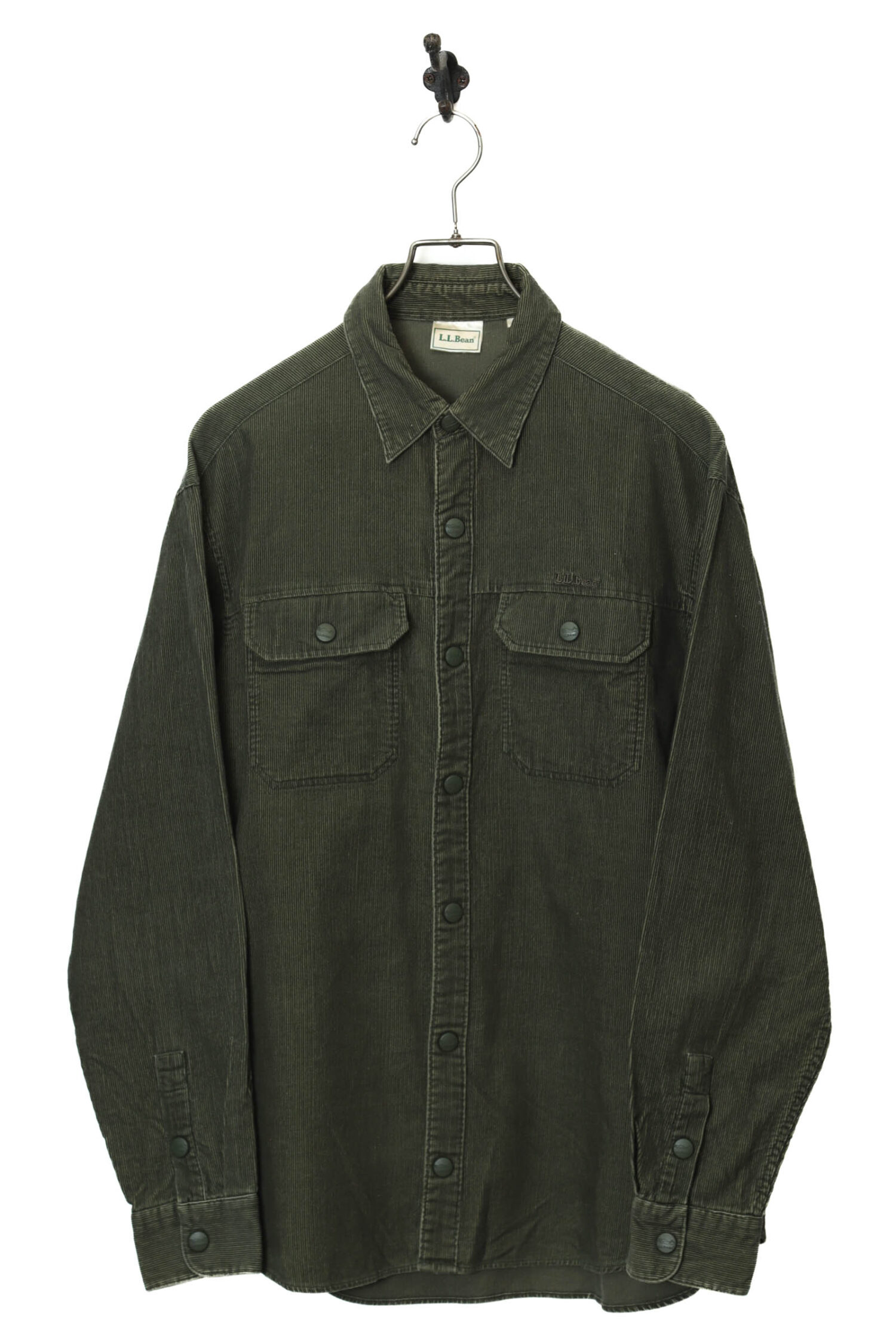 USED L.L BEAN CORDUROY SHIRT/M