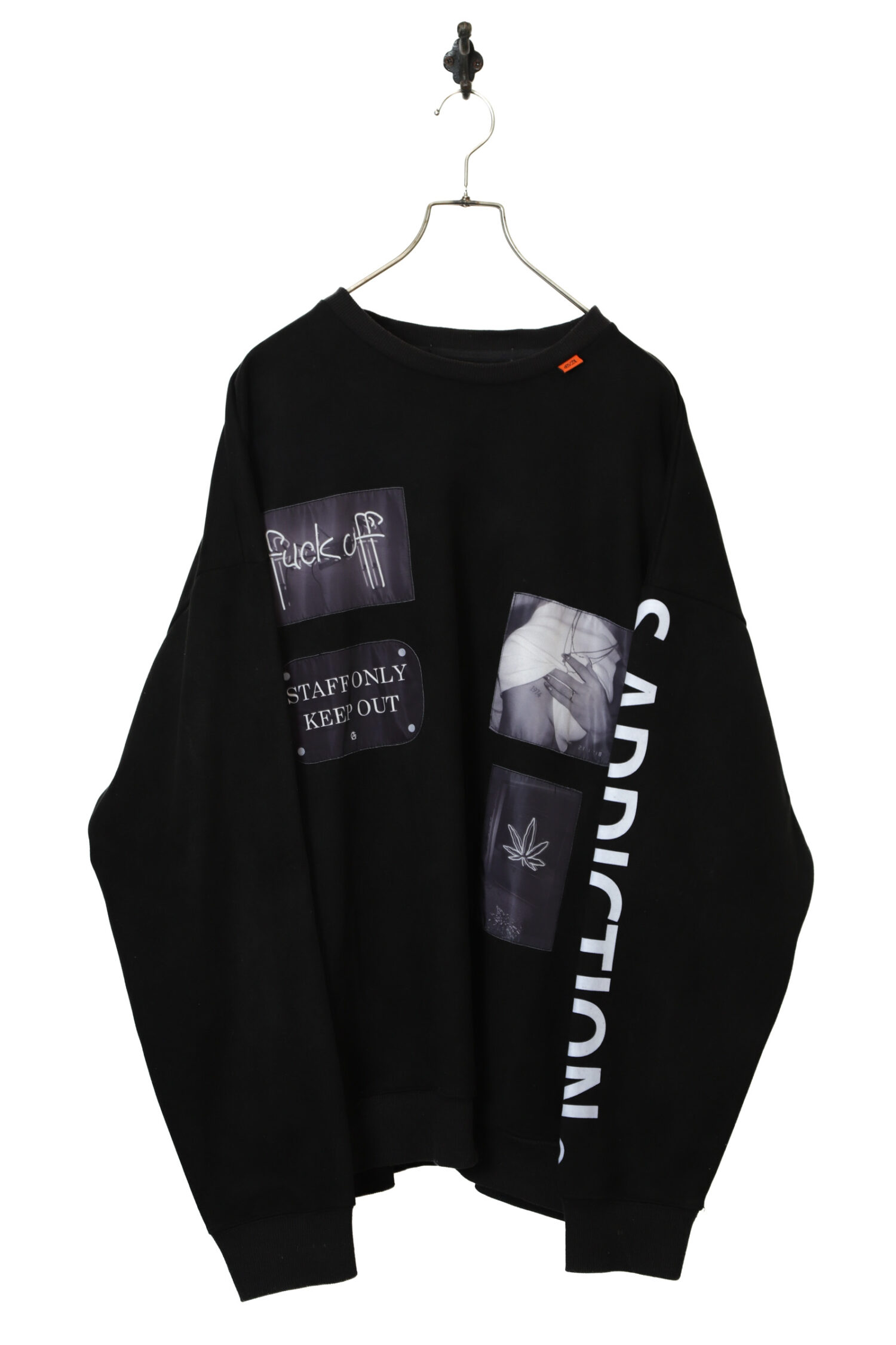 VINTAGE PRINTED SWEAT SHIRT/XL