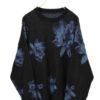 VINTAGE PATTERN KNITED SWEATER/XL