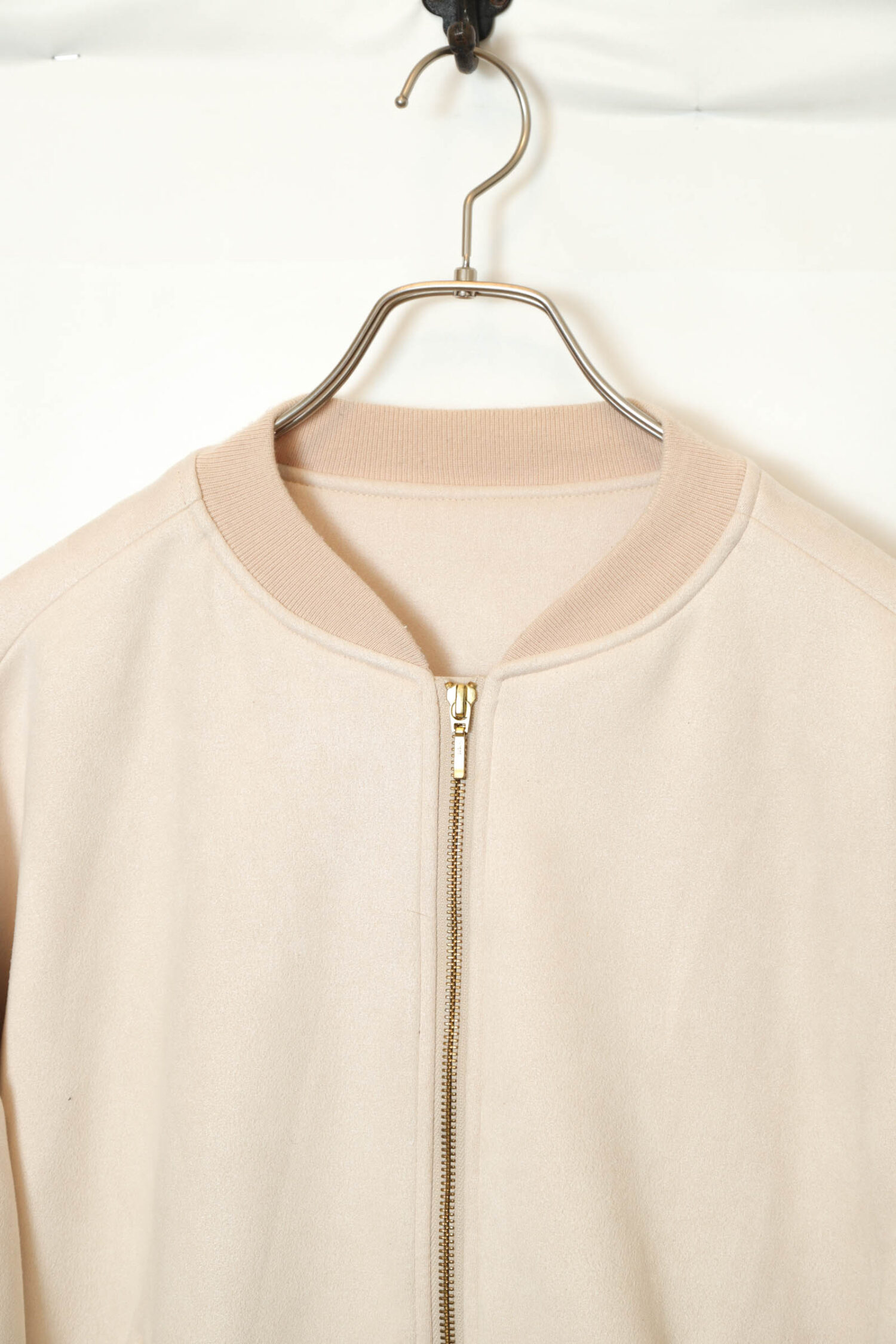 Alternative view of VINTAGE FAKE SUEDE BOMBER JACKET/XL
