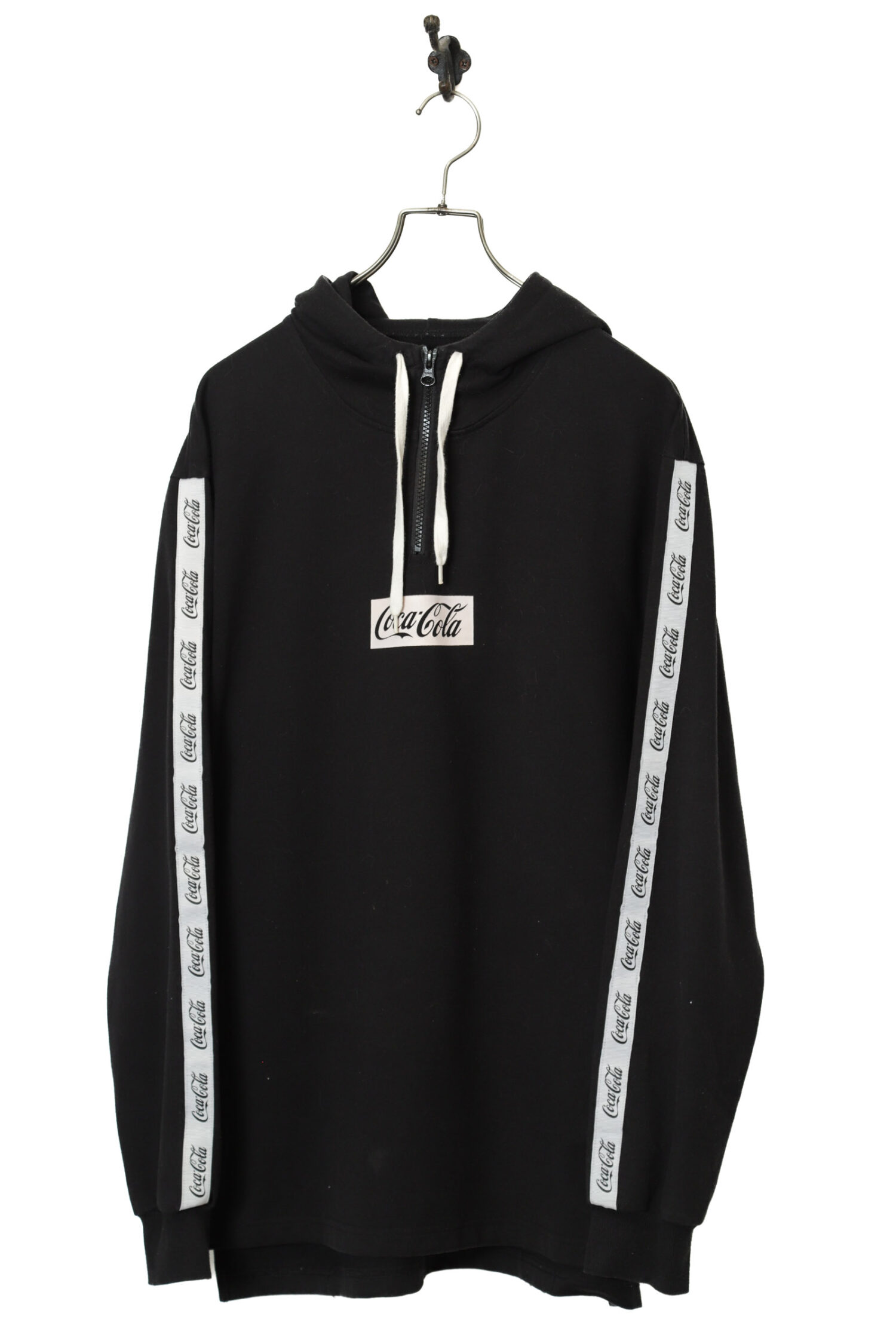 USED COCA COLA PRINTED SWEAT PARKA/L