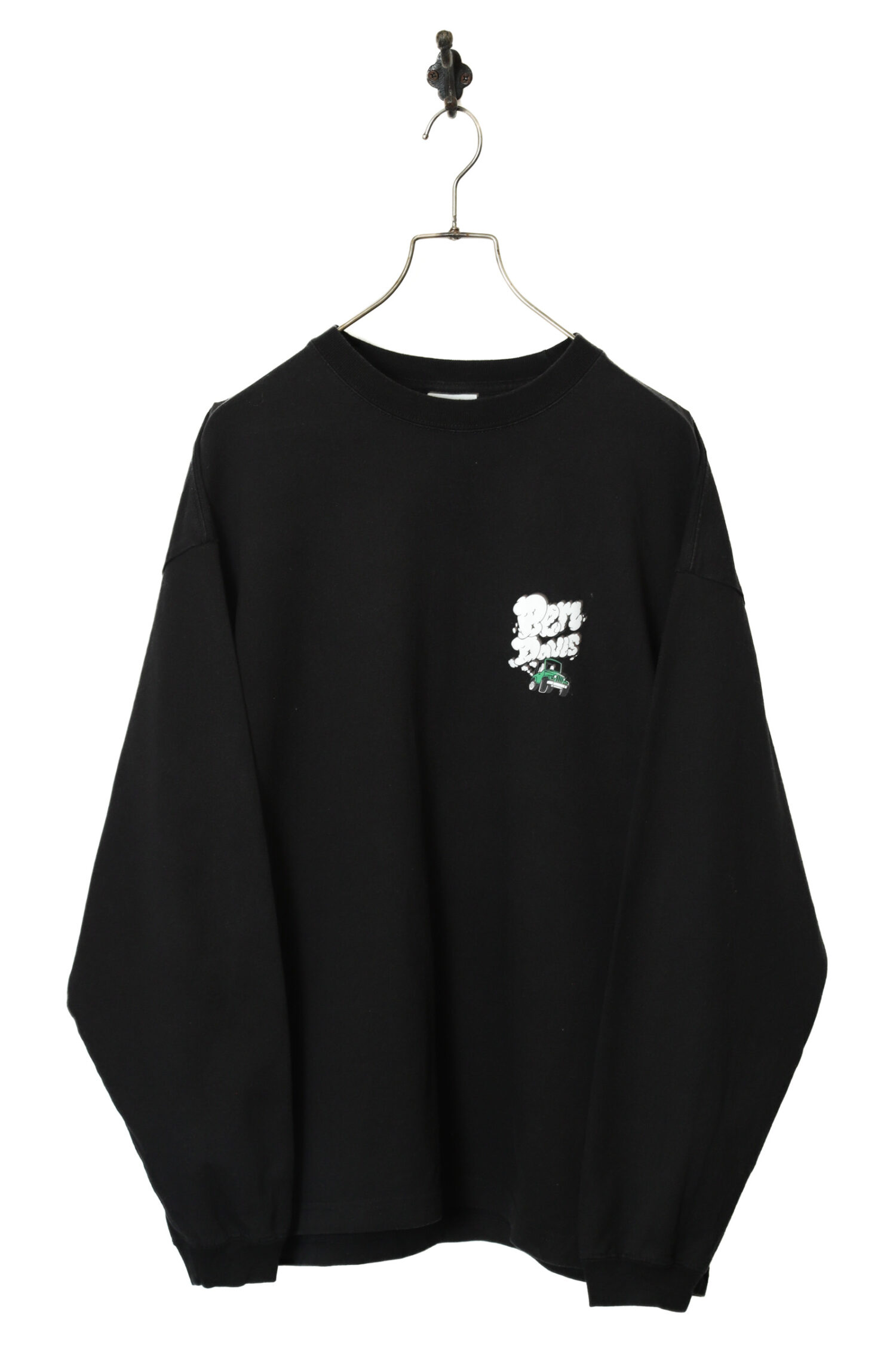 USED BEN DAVIS PRINTED LONG SLEEVE T-SHIRT/M