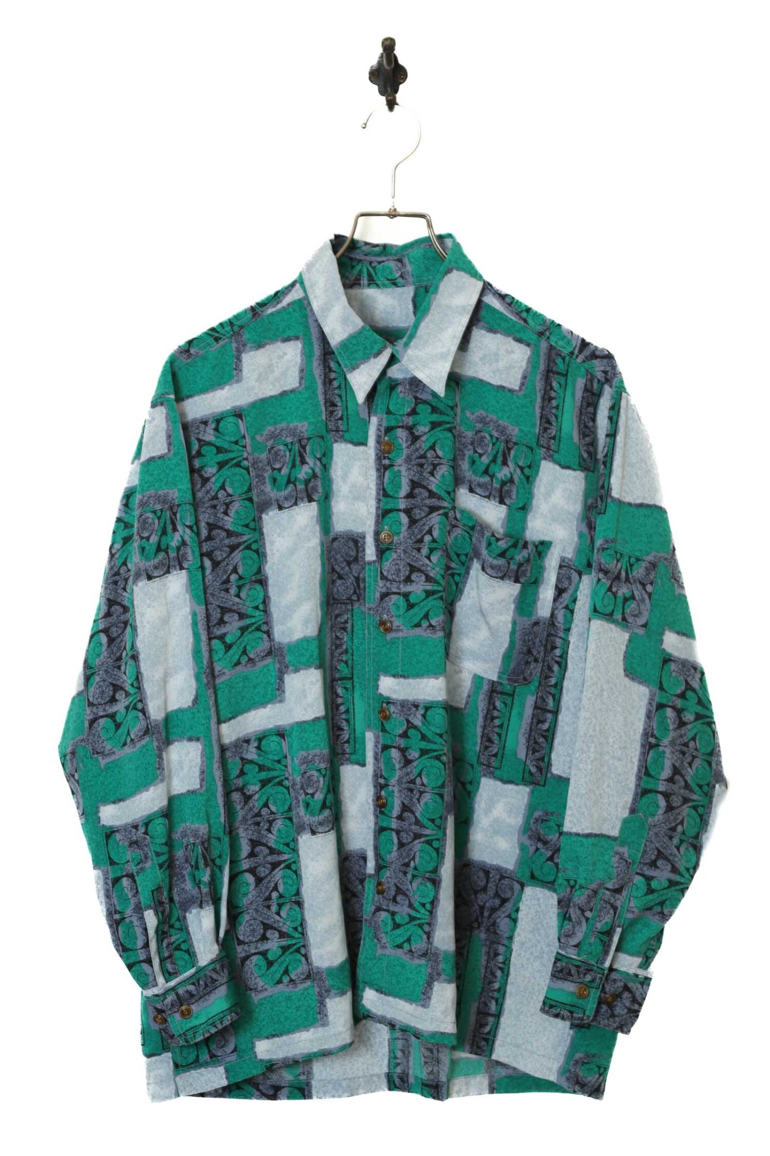 VINTAGE PRINTED SHIRT/L