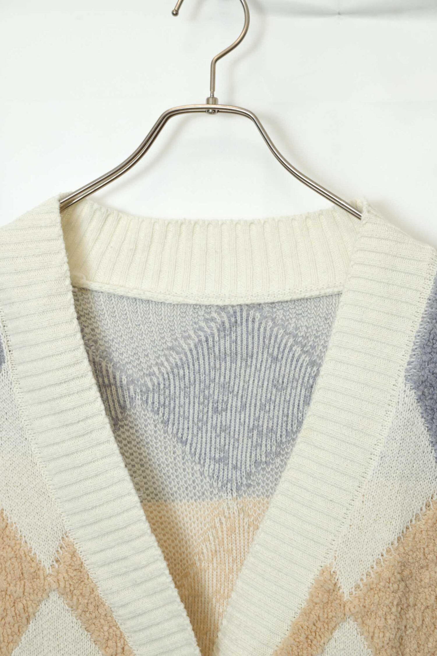Alternative view of VINTAGE PATTERN KNITED CARDIGAN/XL