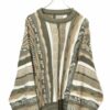VINTAGE 3D KNITED SWEATER/XL