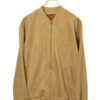 VINTAGE FAKE SUEDE BOMBER JACKET/L