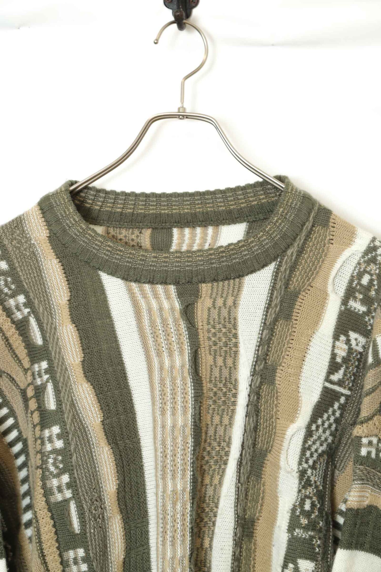 Alternative view of VINTAGE 3D KNITED SWEATER/XL