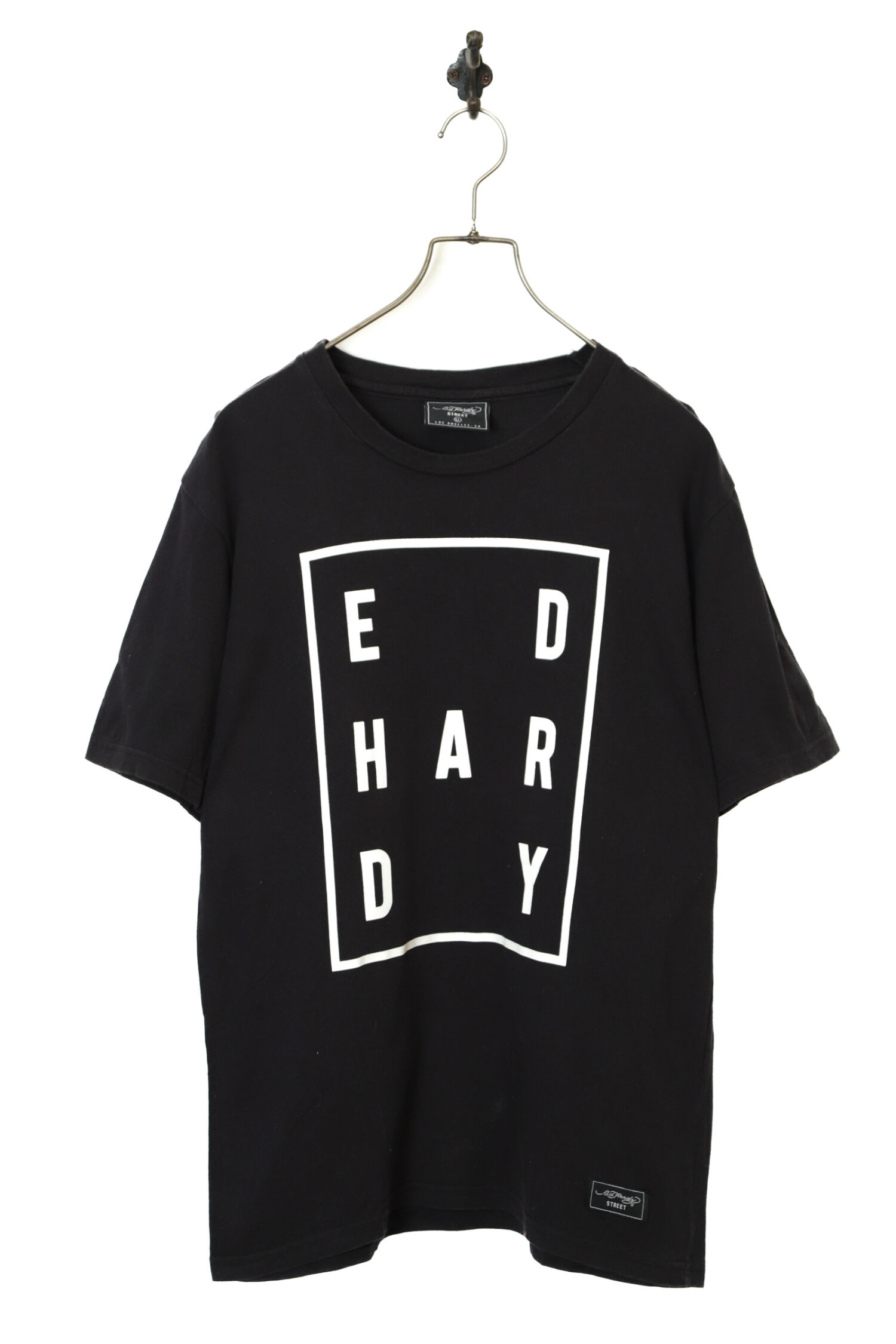 USED ED HARDY PRINTED T-SHIRT/M