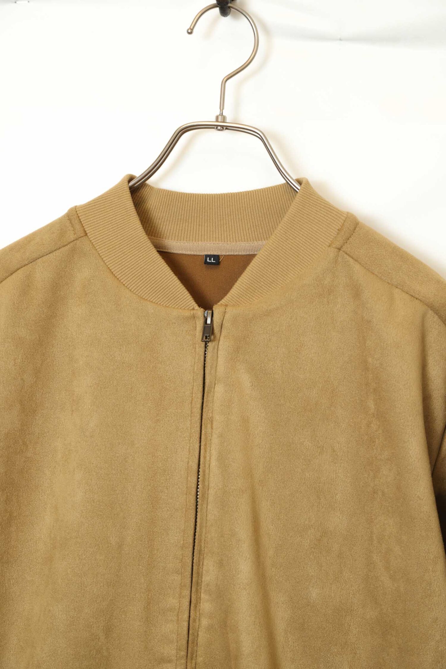 Alternative view of VINTAGE FAKE SUEDE BOMBER JACKET/L