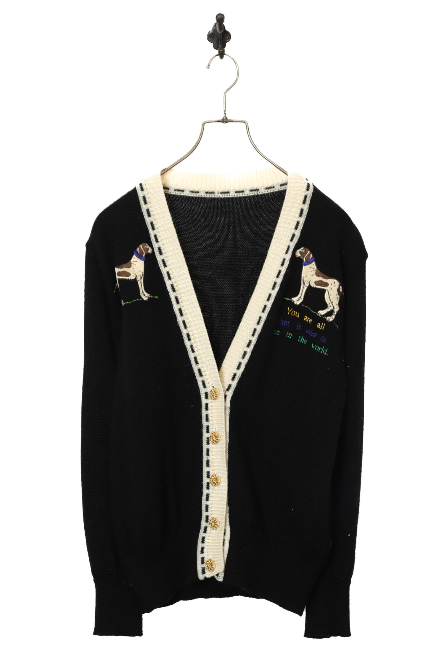 VINTAGE KNITED CARDIGAN/M