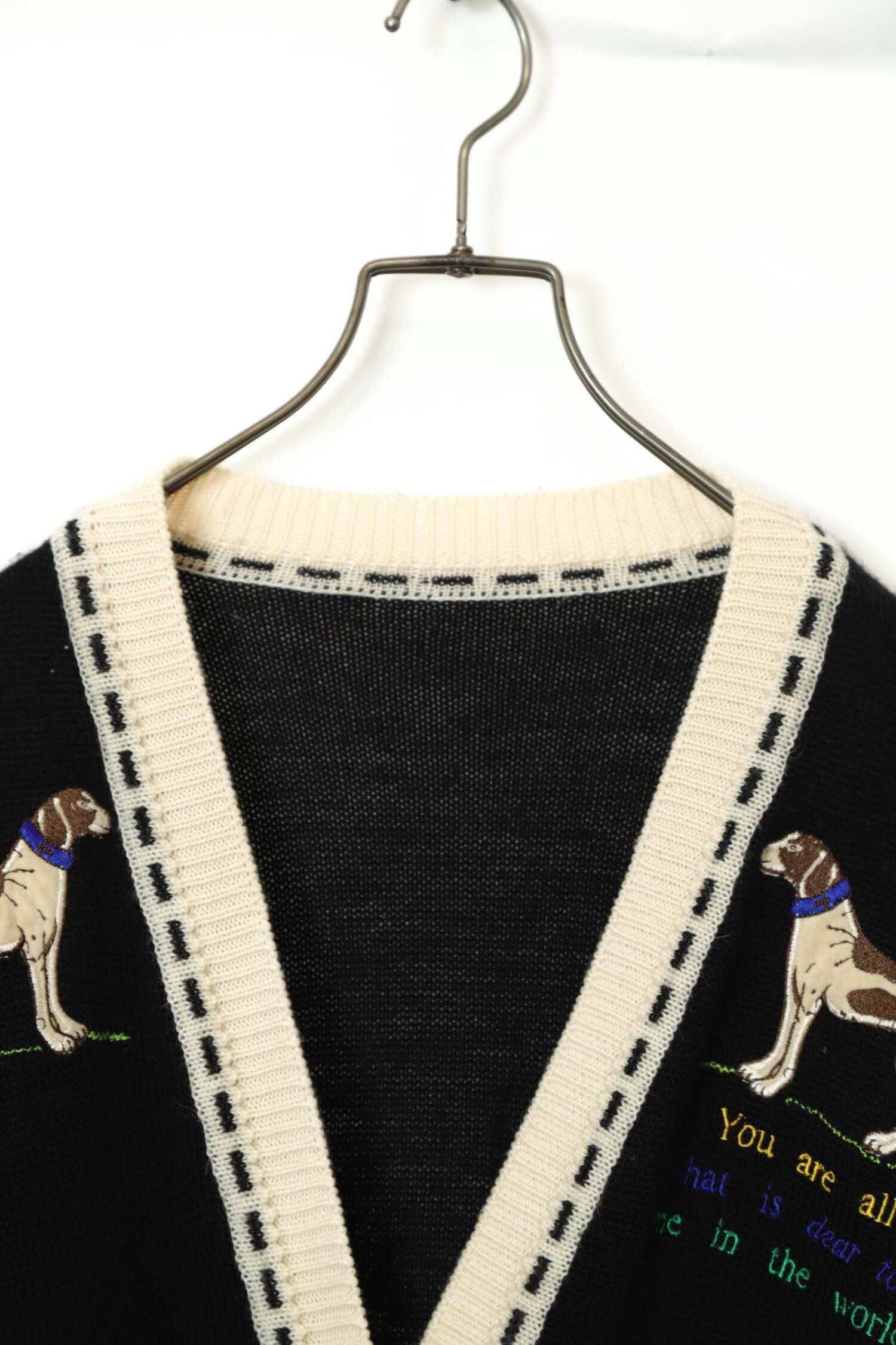 Alternative view of VINTAGE KNITED CARDIGAN/M