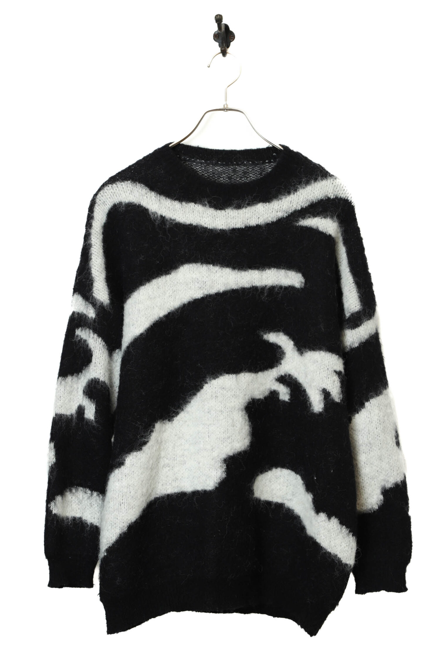 VINTAGE PATTERN KNITED SWEATER/L
