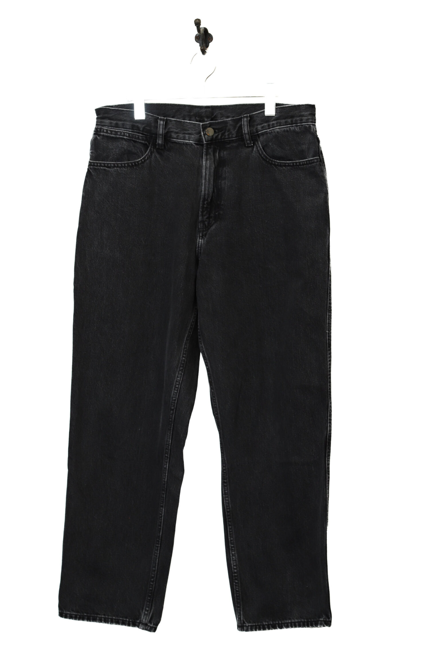 VINTAGE BLACK DENIM PANTS/W82