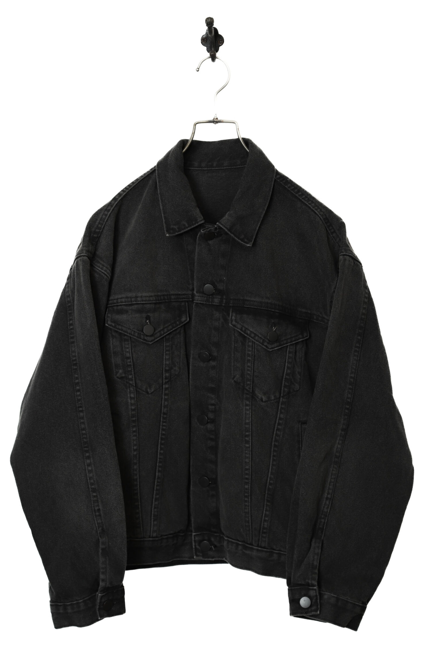 ジャケット・アウター vintage black denim jacket VINTAGE BLACK DENIM JACKET/XL | 古着屋FERANTRACING【公式】|東京