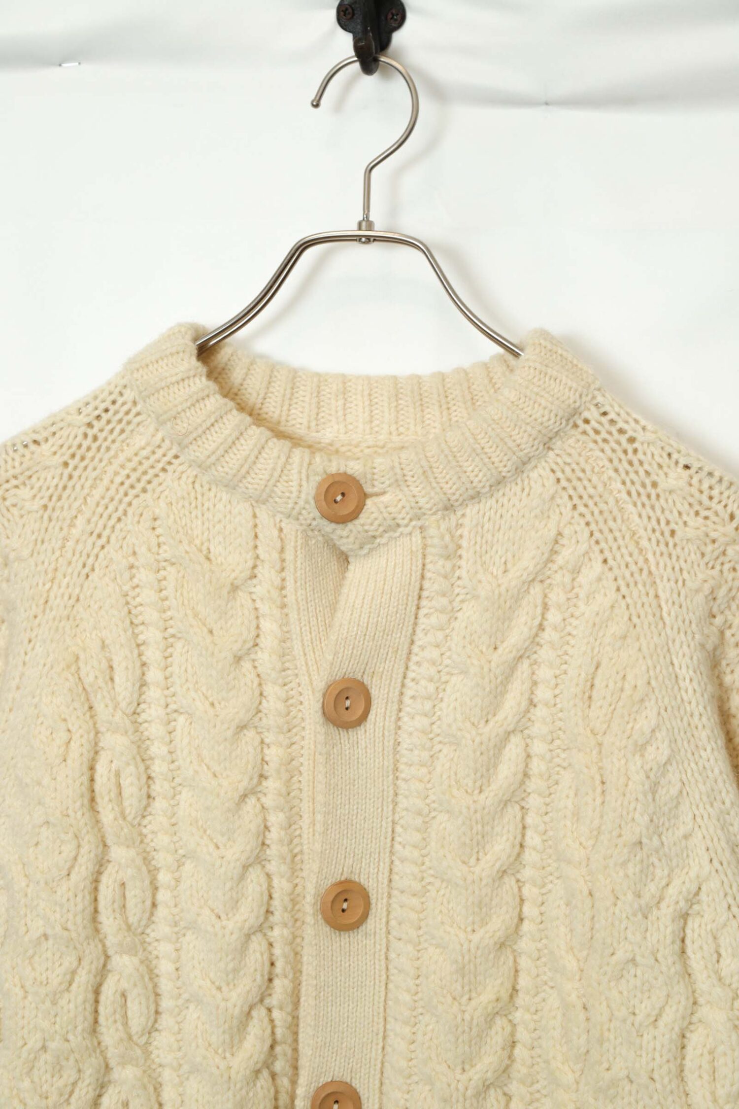 Alternative view of VINTAGE CABLE KNITED CARDIGAN/L