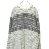 VINTAGE PATTERN KNITED SWEATER/XL