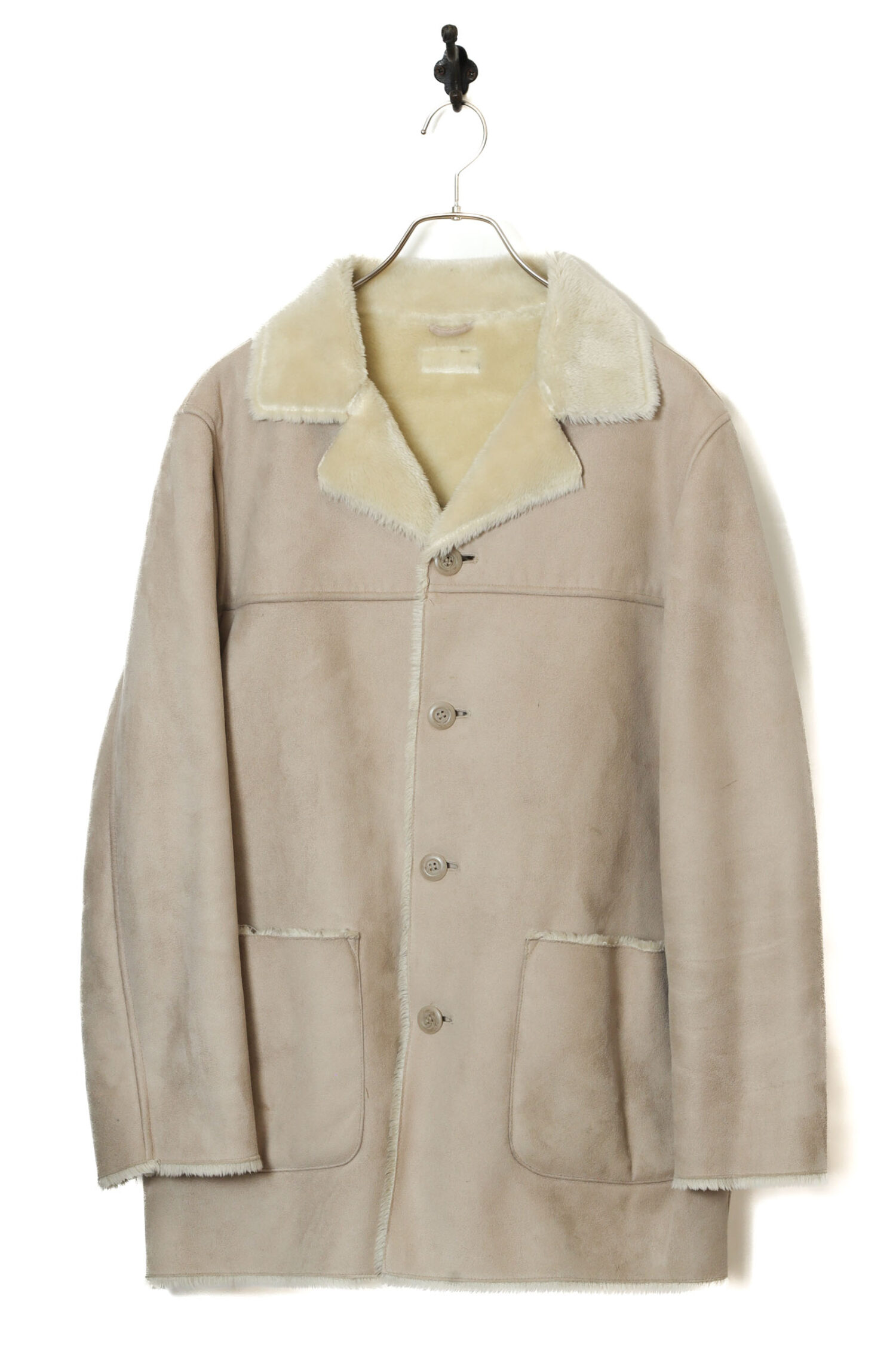 VINTAGE FAKE MOUTON JACKET/M