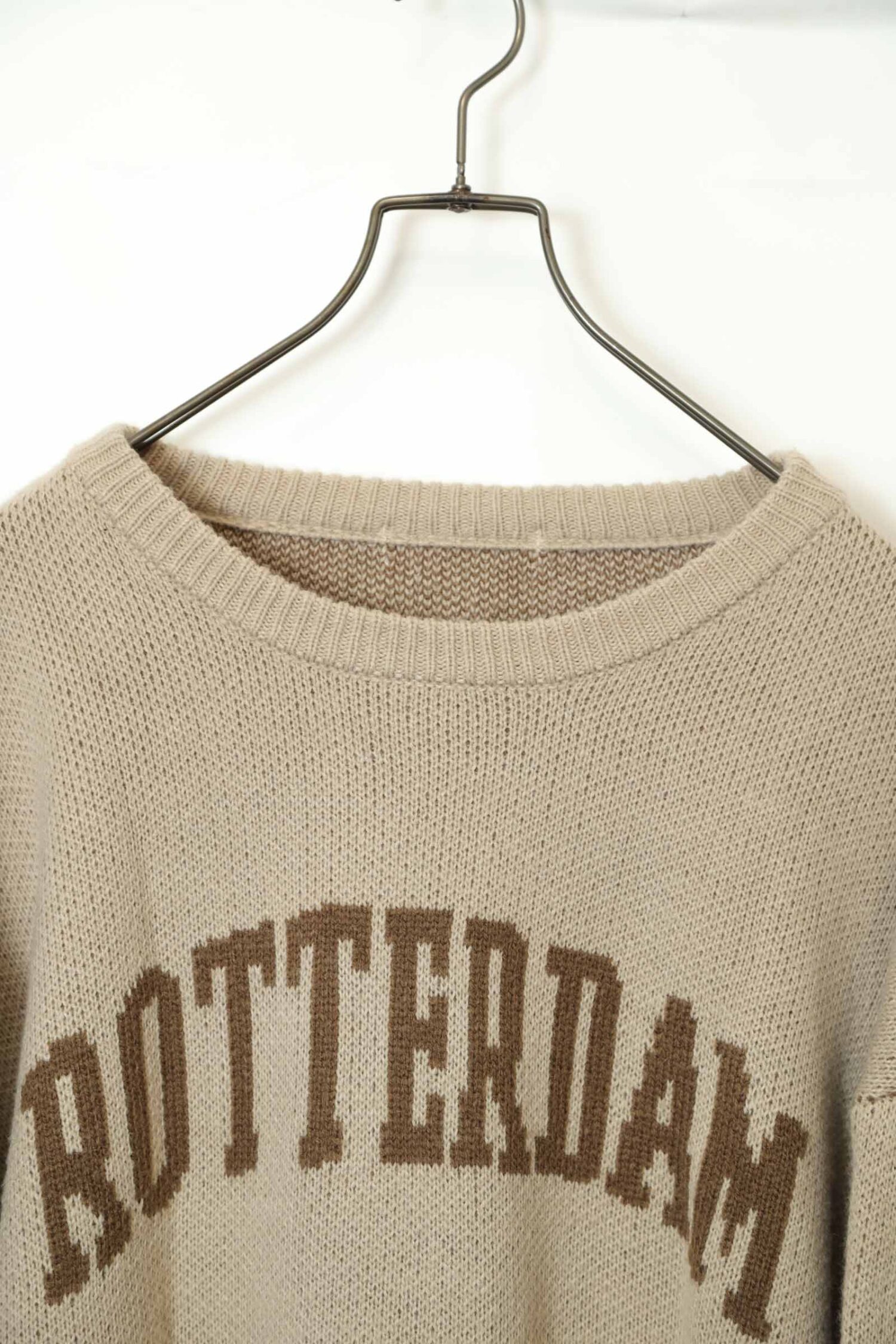 Alternative view of VINTAGE PATTERN KNITED SWEATER/XL
