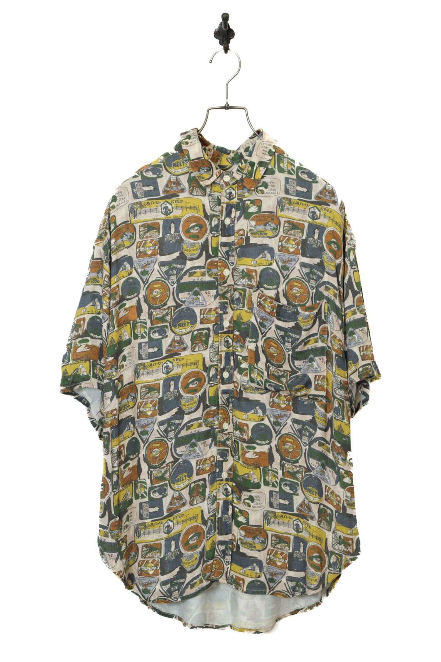 VINTAGE PRINTED SHIRT/XL
