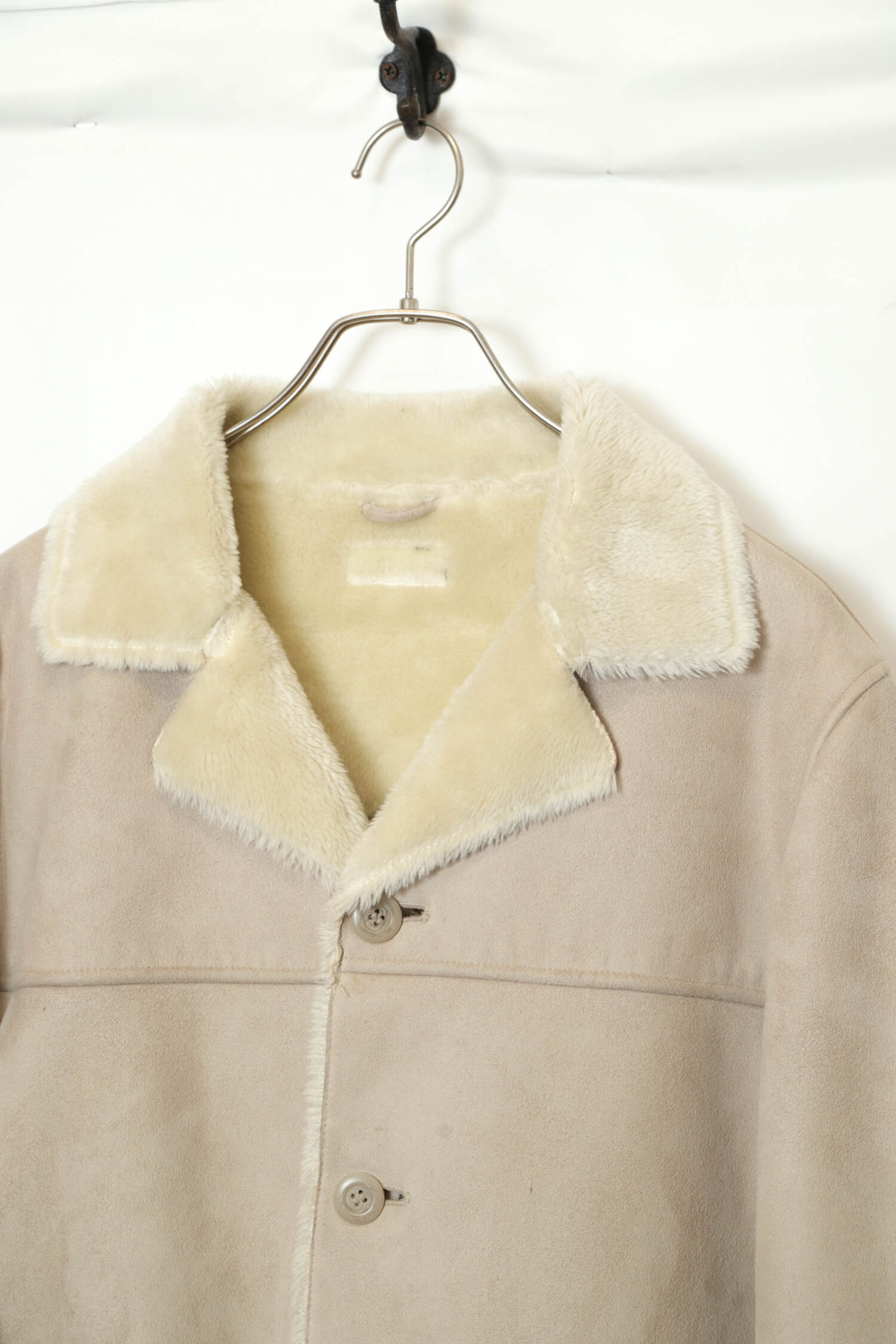 Alternative view of VINTAGE FAKE MOUTON JACKET/M