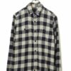 USED GAP BLACK CHECK PATTERN SHIRT/S
