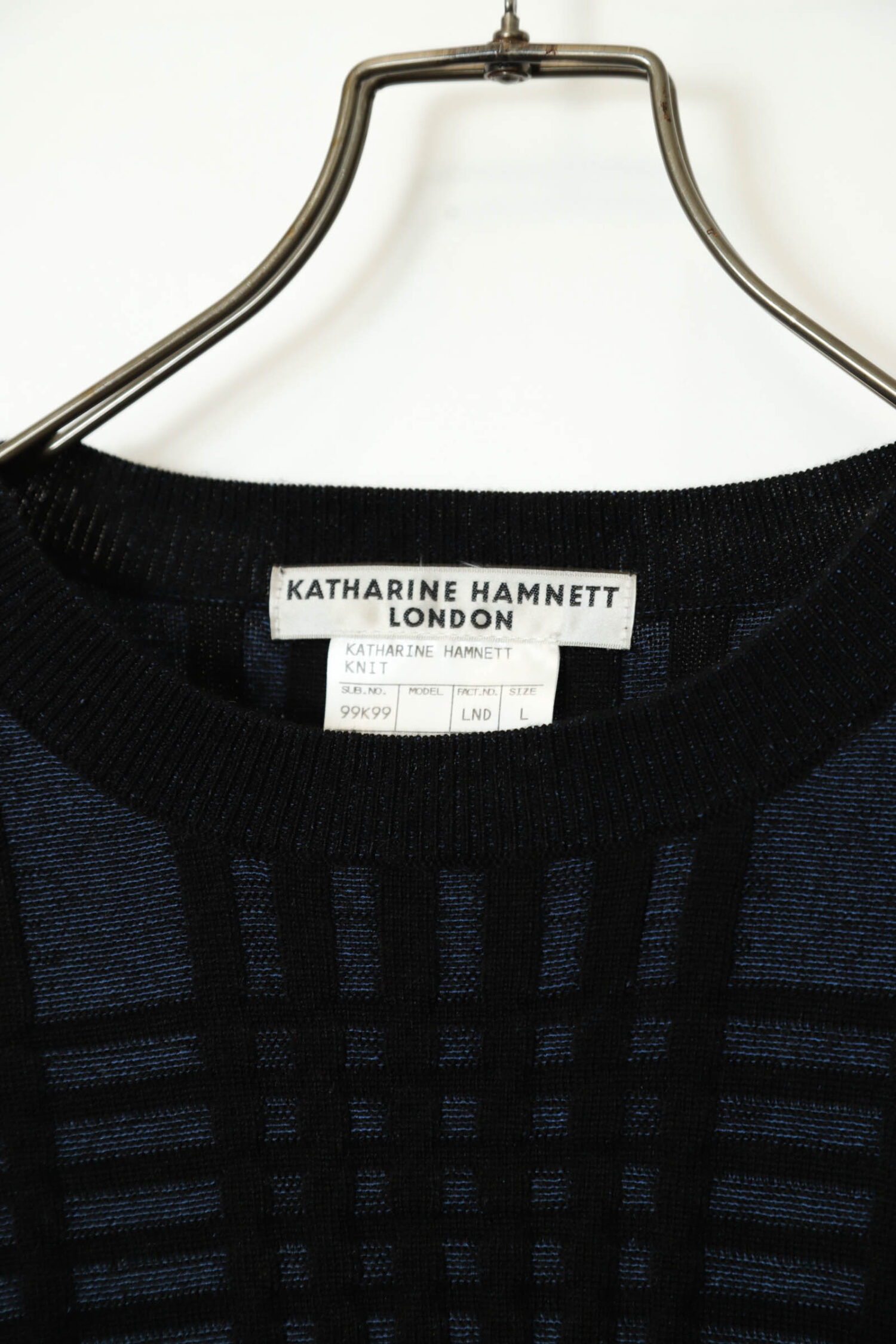 Alternative view of USED KATHARINE HAMNETT LONDON KNITED SWEATER/L