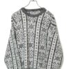 VINTAGE JAQUARD KNITED SWEATER/L
