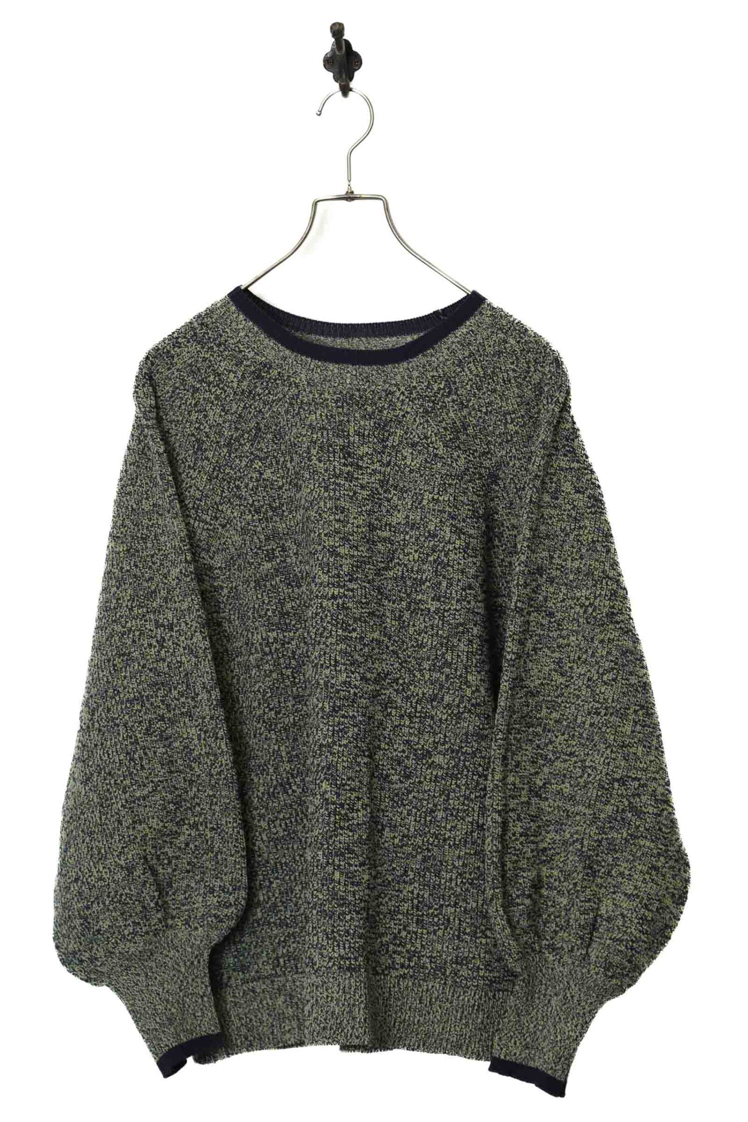 VINTAGE PATTERN KNITED SWEATER/L