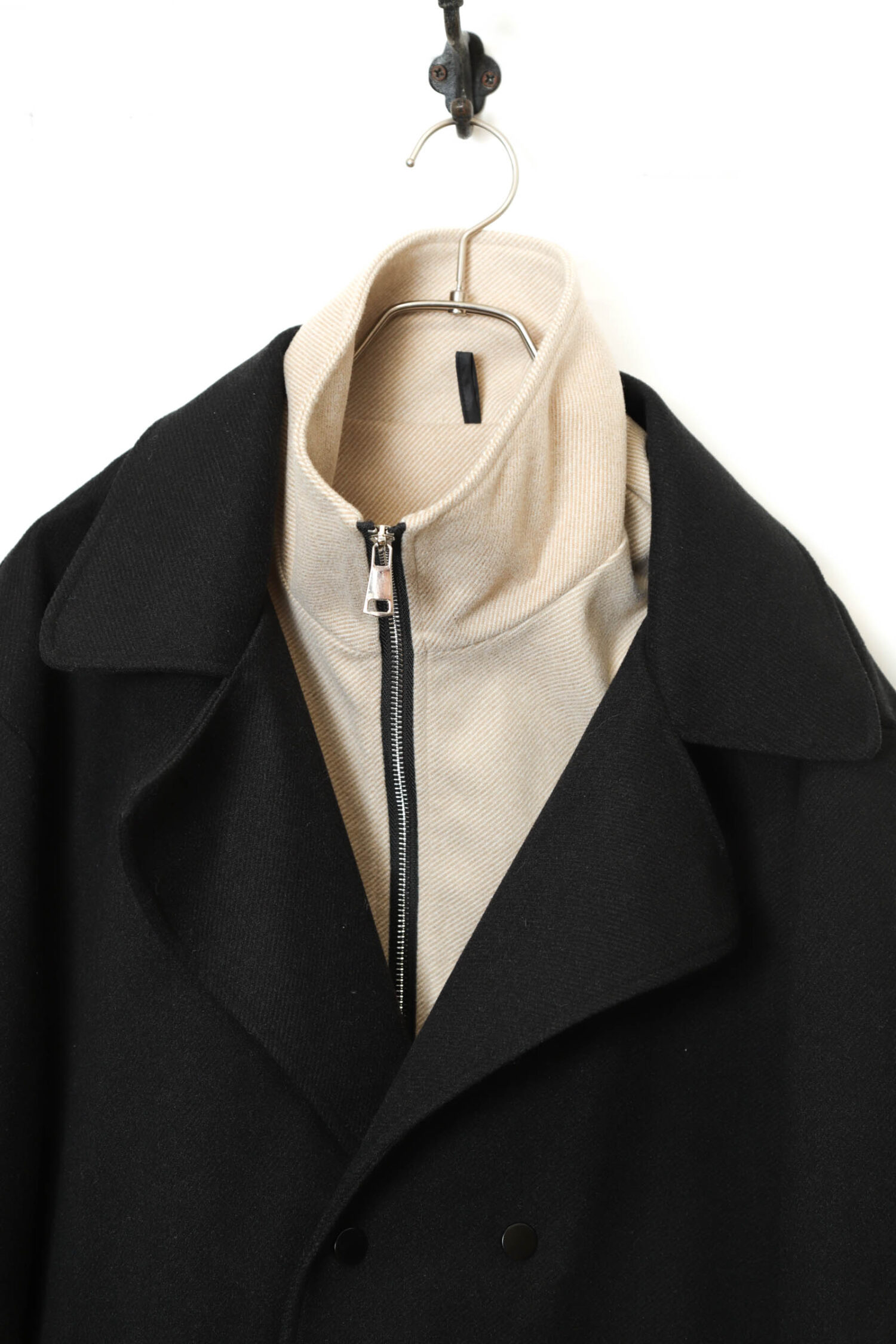 Alternative view of VINTAGE LAYERED COAT/XL