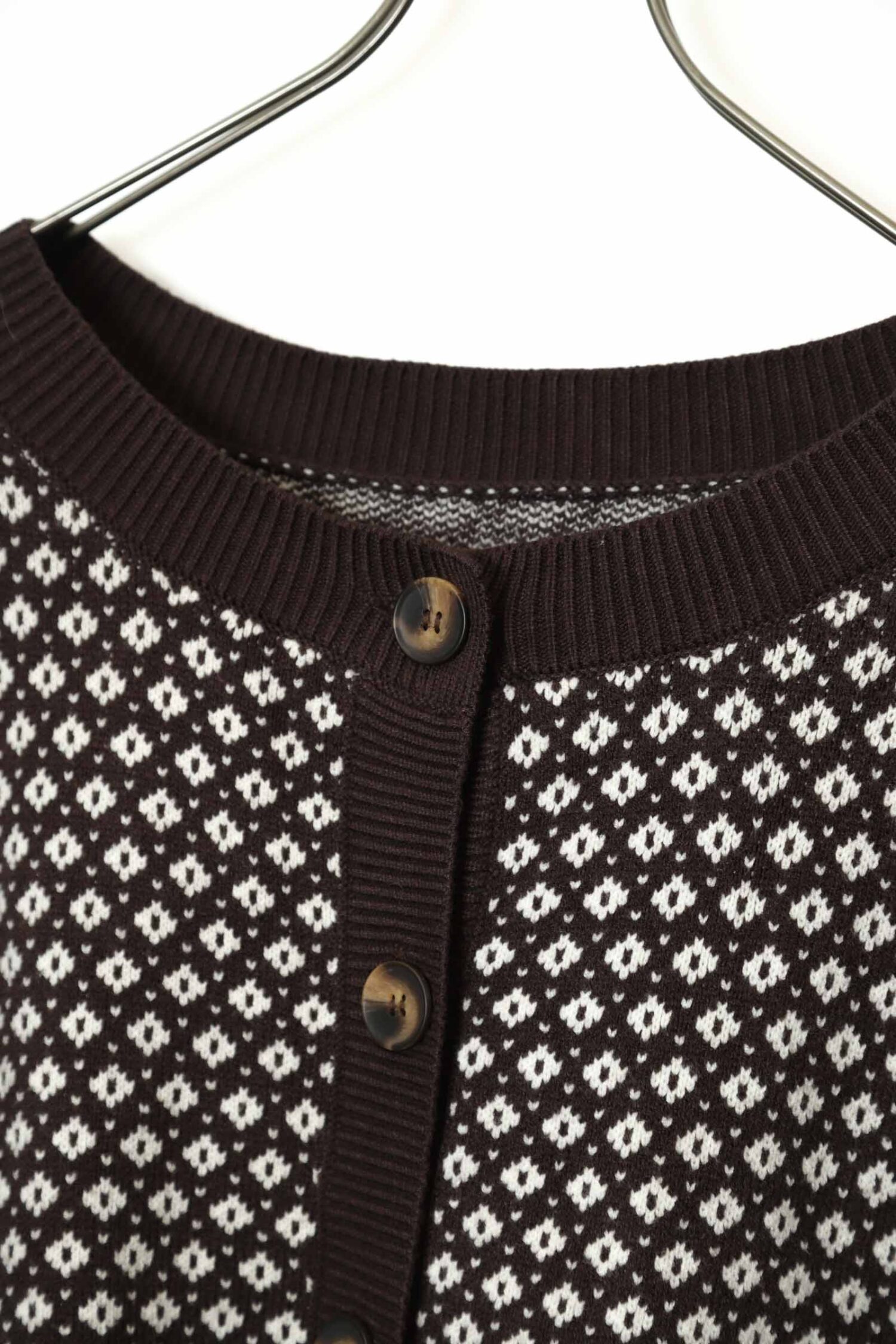 Alternative view of VINTAGE DESIGN KNITED CARDIGAN/XL