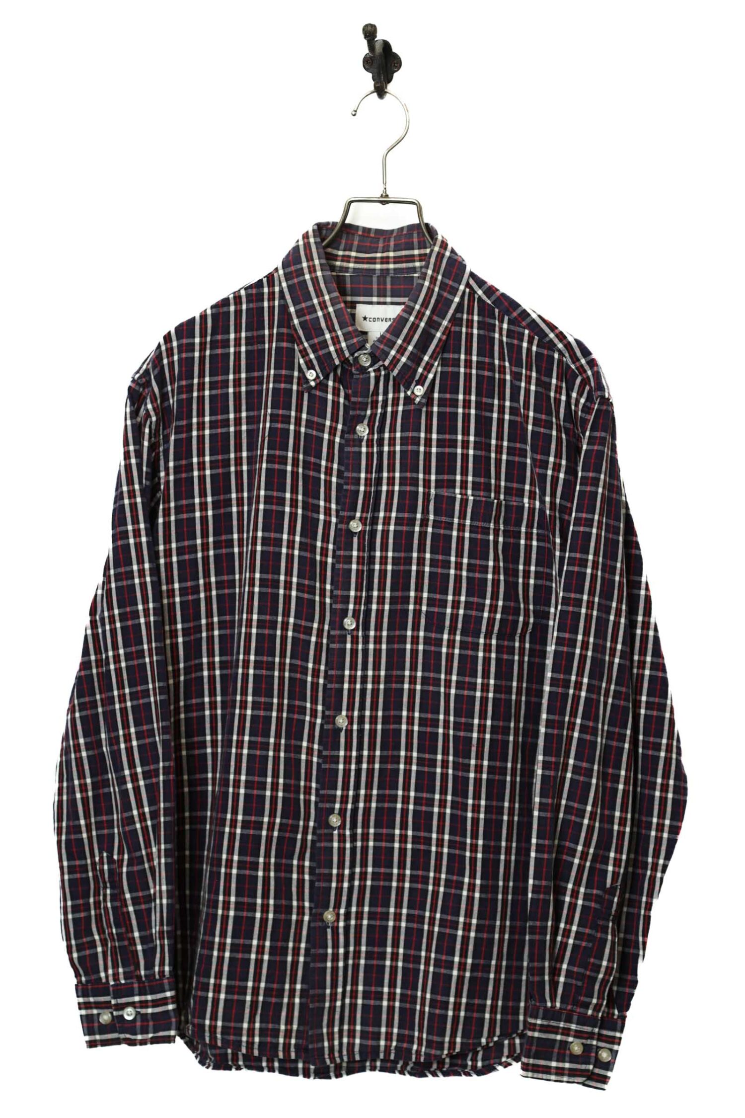 USED CONVERSE CHECK SHIRT/L