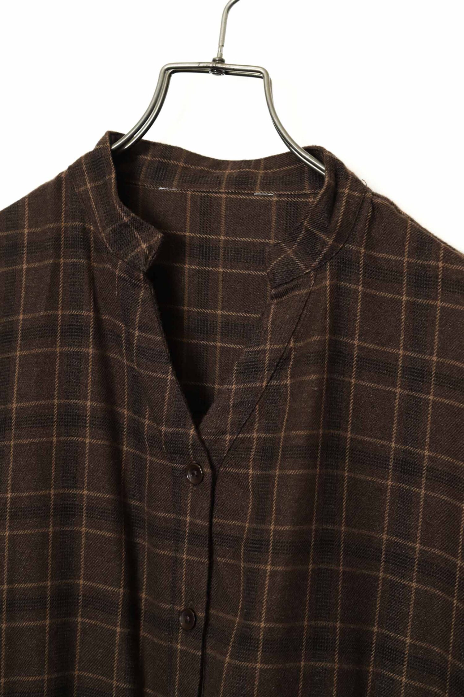Alternative view of VINTAGE CHECK PATTERN ONE-PIECE DRESS/L