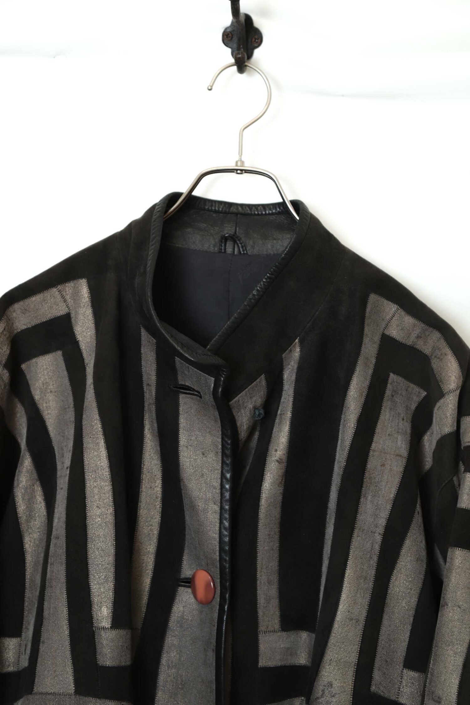 Alternative view of VINTAGE SHEEP LEATHER DESIGN JACKET/XL