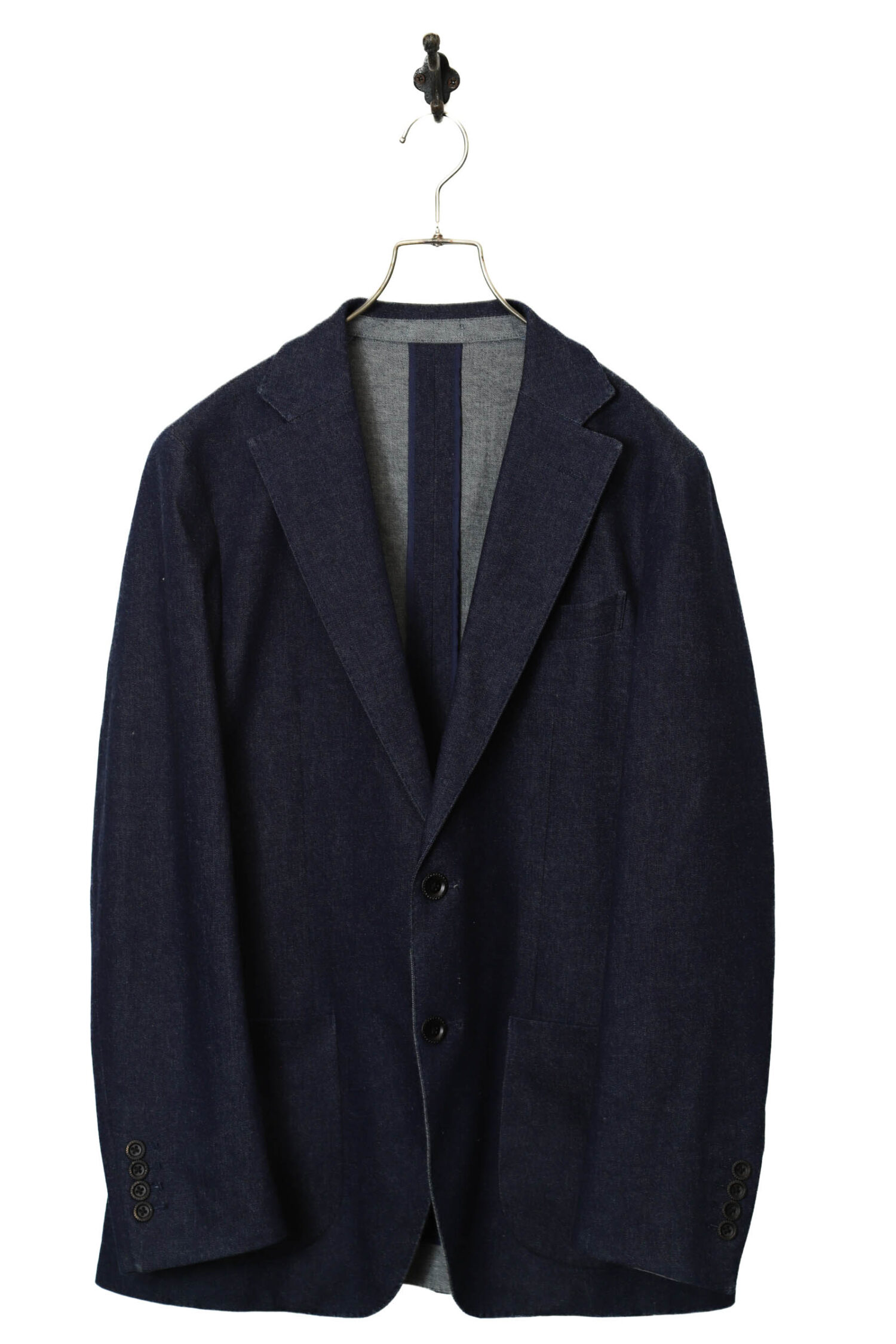 USED DENIM TAILORED JACKET/L