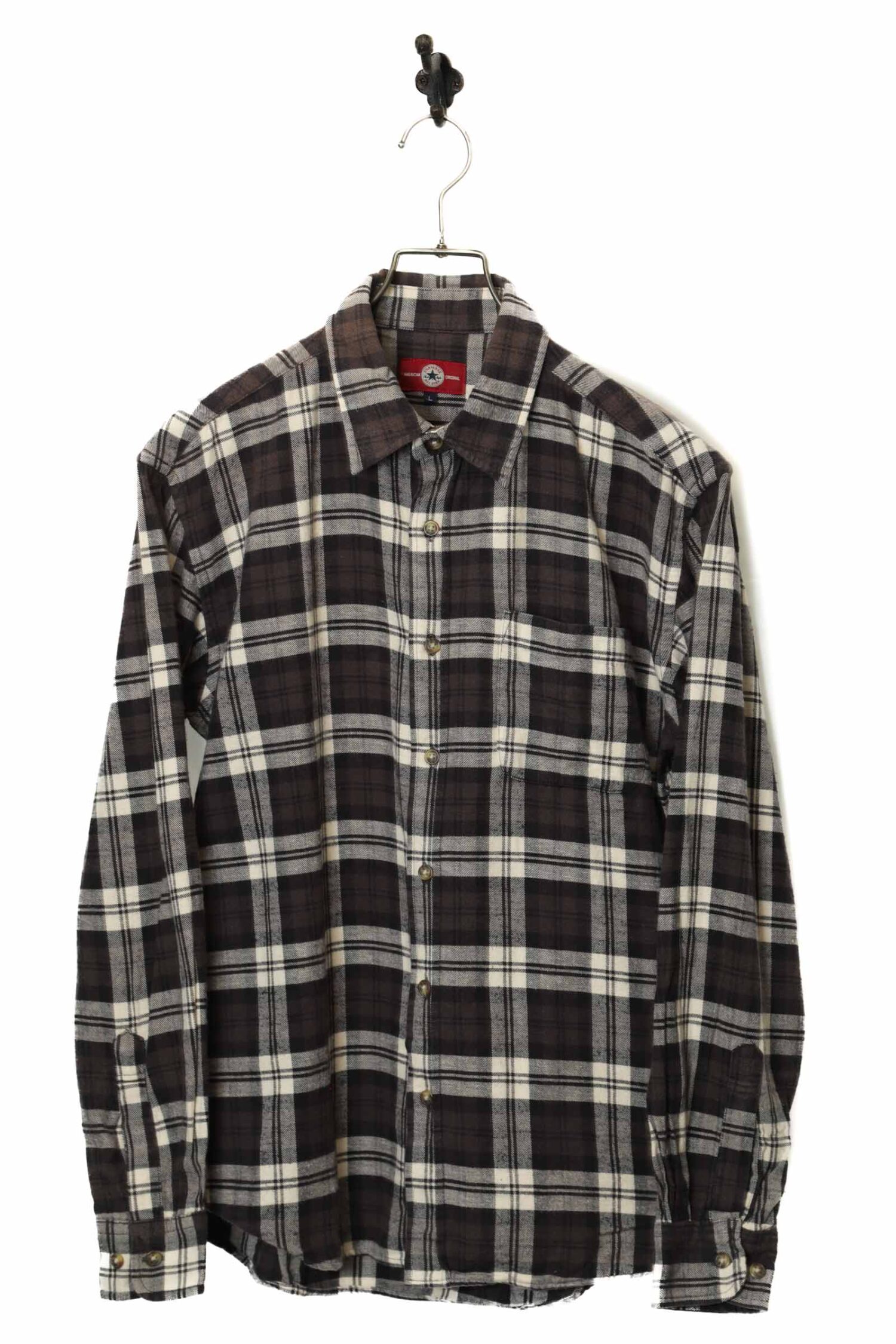 USED CONVERSE CHECK SHIRT/L