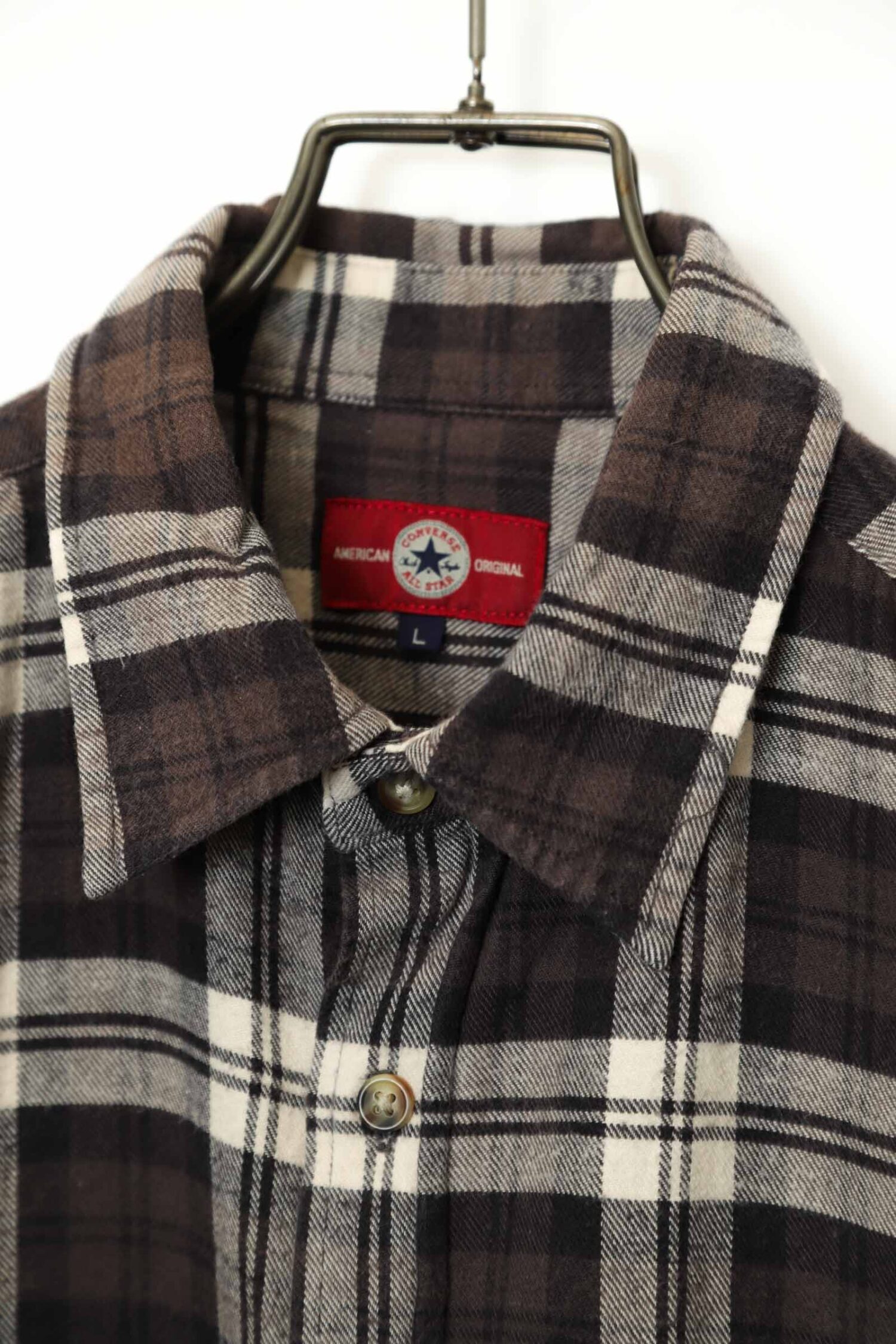 Alternative view of USED CONVERSE CHECK SHIRT/L