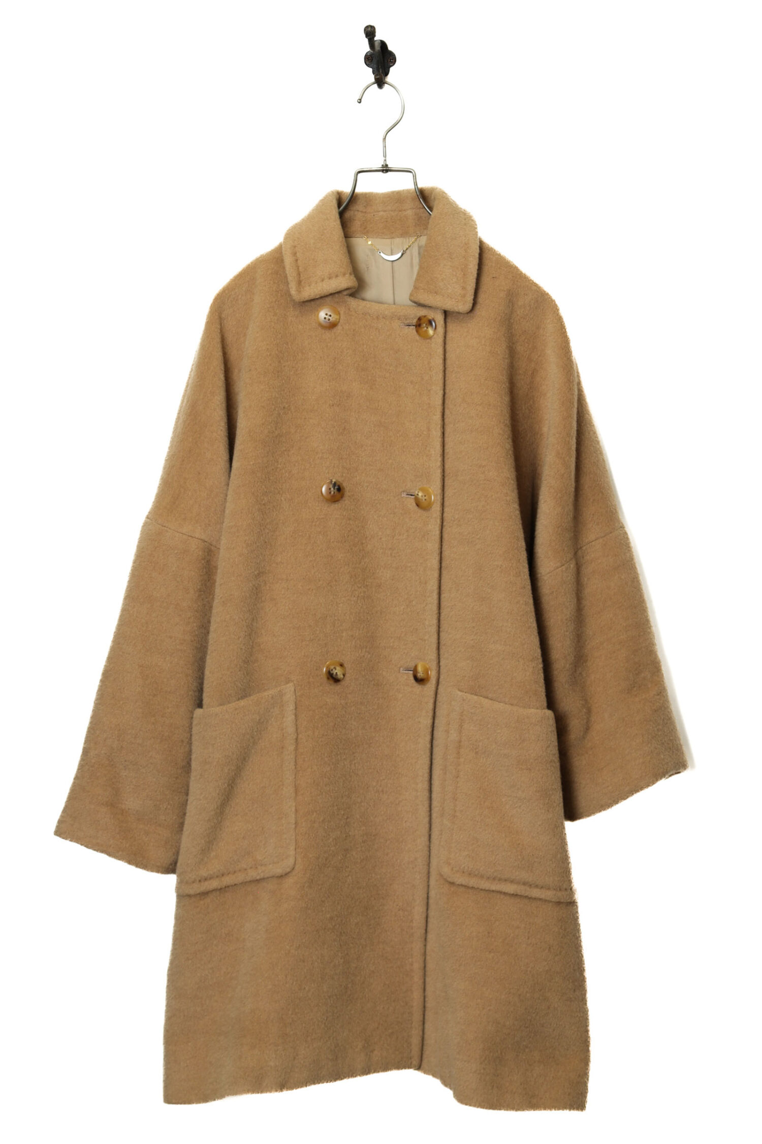 VINTAGE KID MOHAIR WOOL COAT/XL