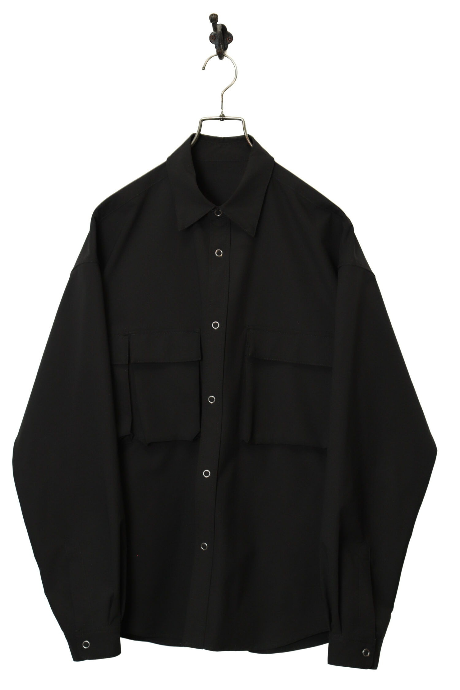 VINTAGE MILITARY DESIGN SHIRT/L