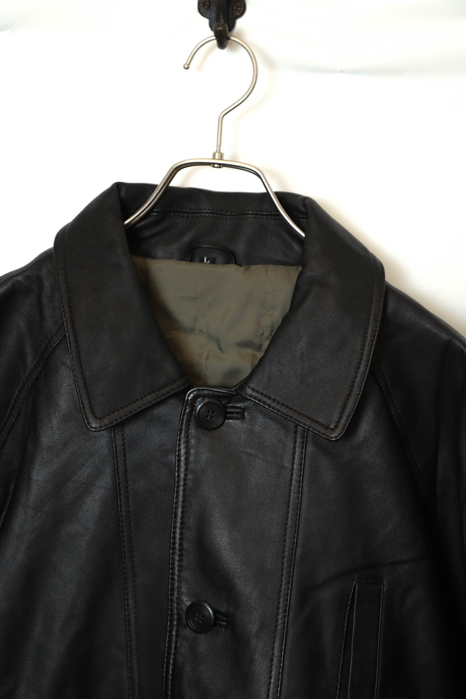 Alternative view of VINTAGE SHEEP LEATHER JACKET/XL