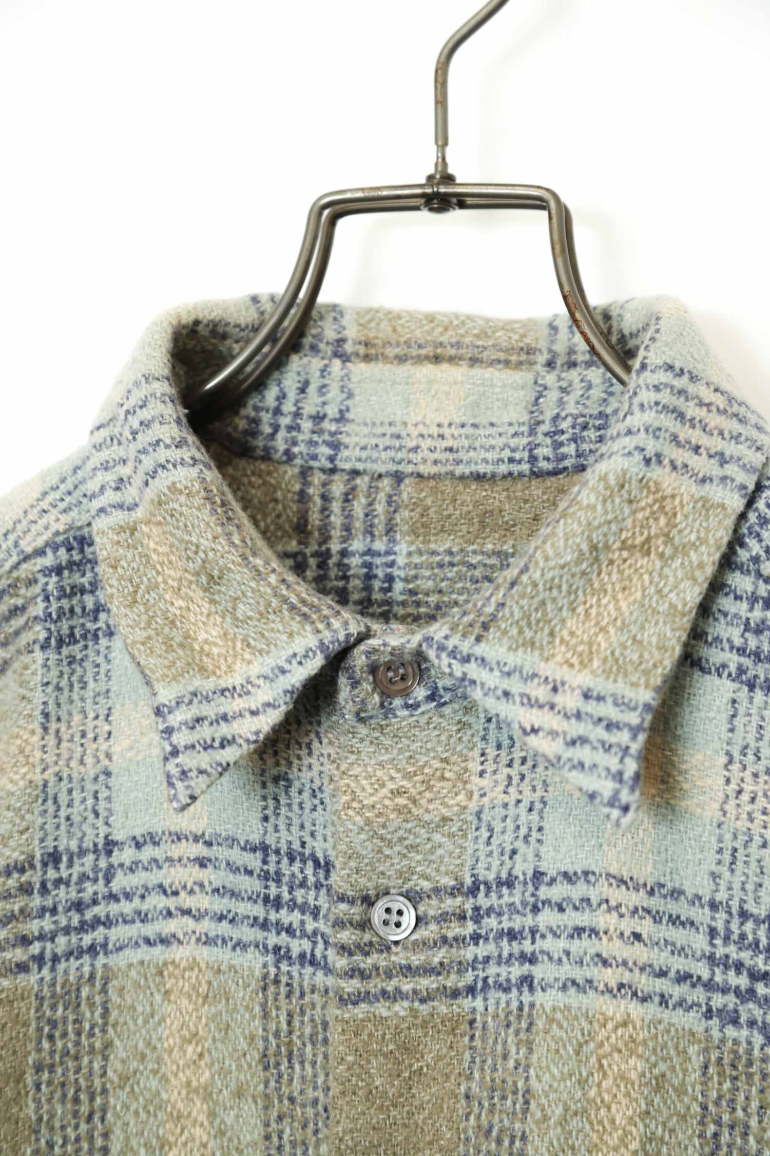 Alternative view of VINTAGE CHECK PATTERN SHIRT/L